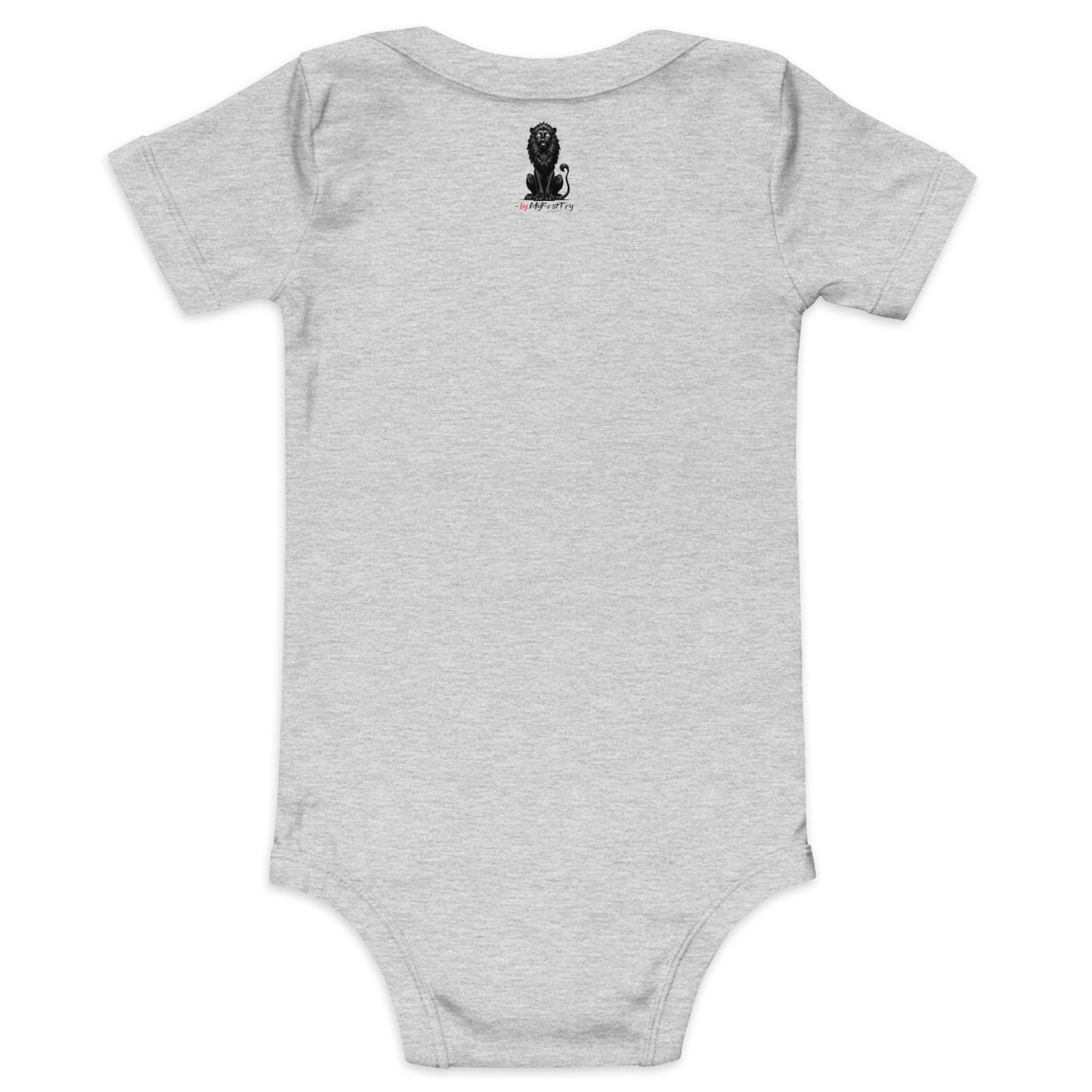Baby Short Sleeve One Piece | Honey Badger - Natural Born Chiller