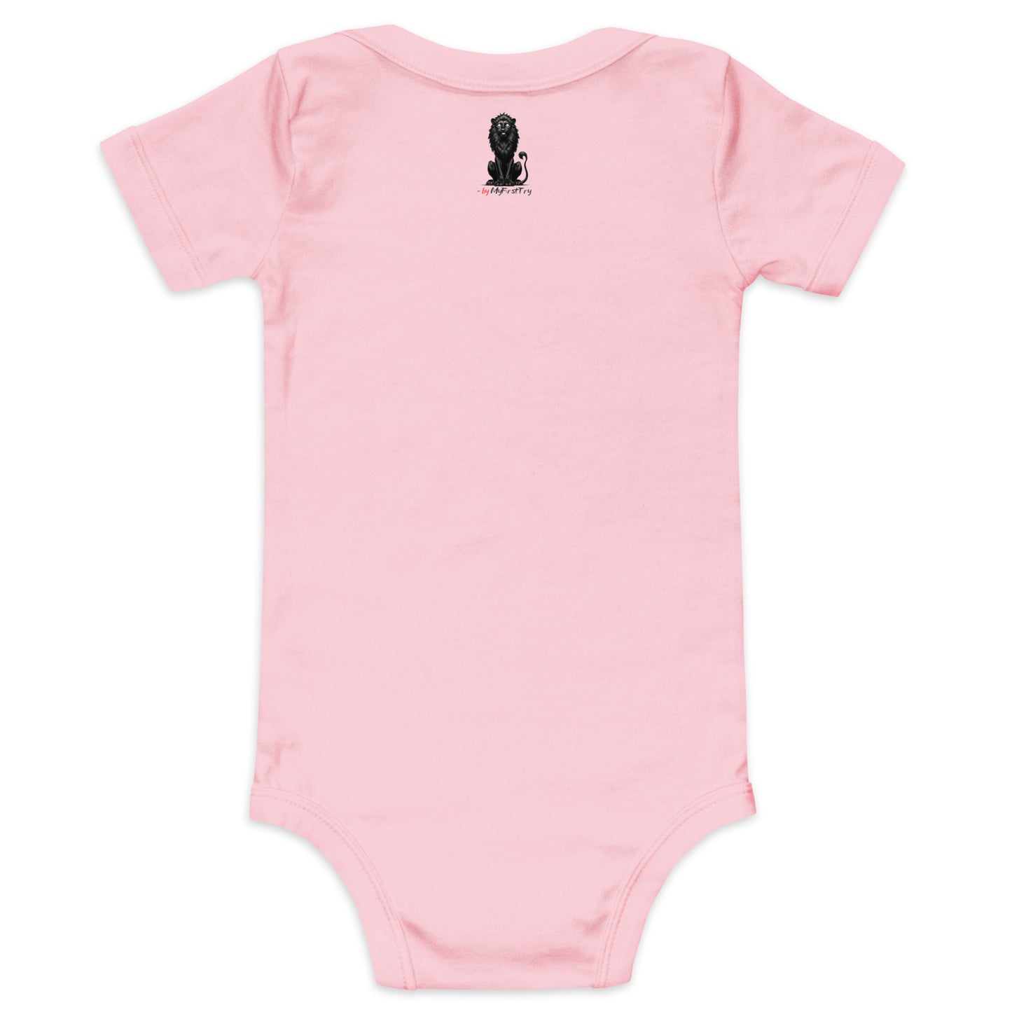 Baby Short Sleeve One Piece | Honey Badger - Natural Born Chiller
