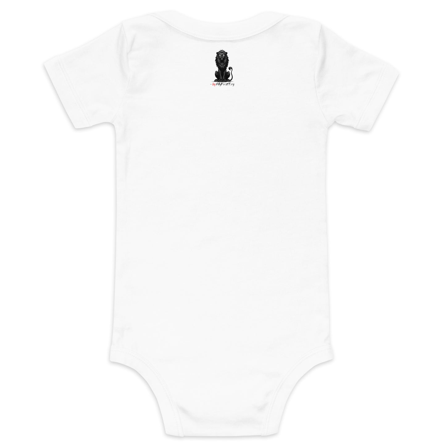 Baby Short Sleeve One Piece | Honey Badger - Natural Born Chiller