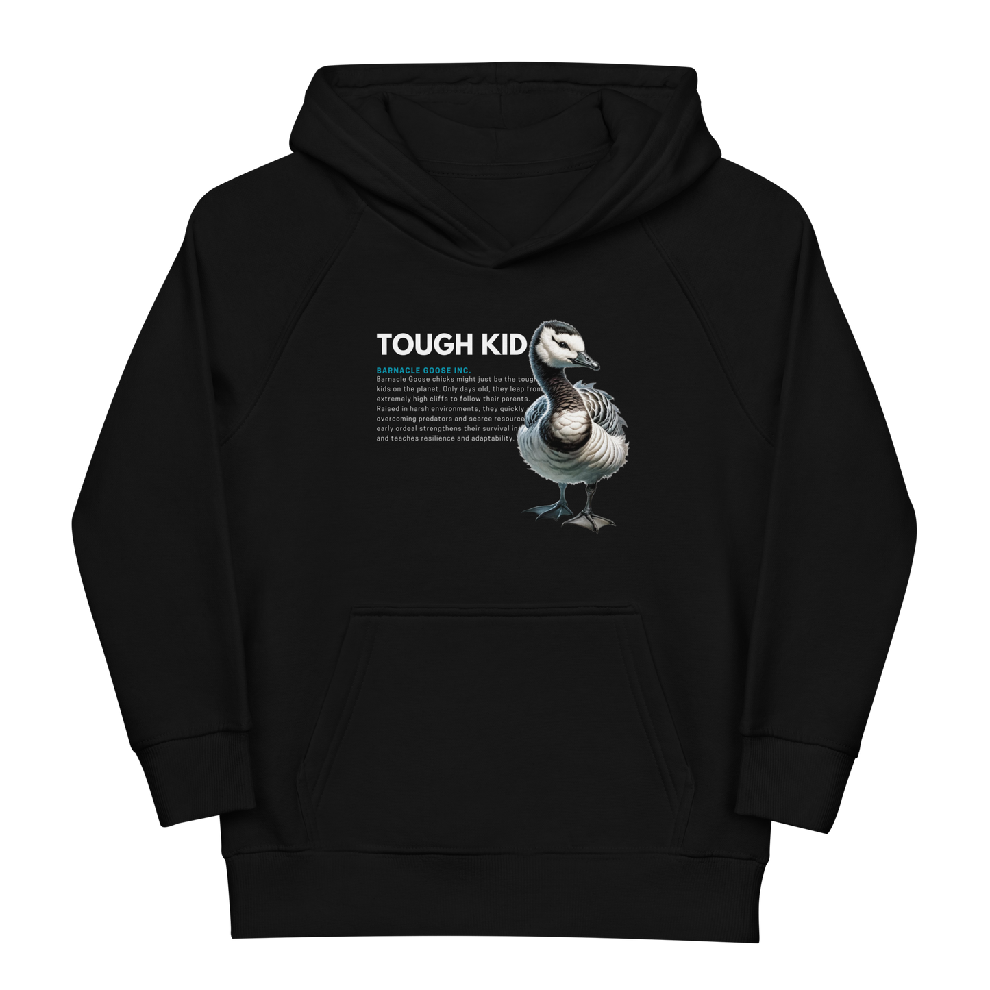 Kids Eco Hoodie | Barnacle Goose - TOUGH KID