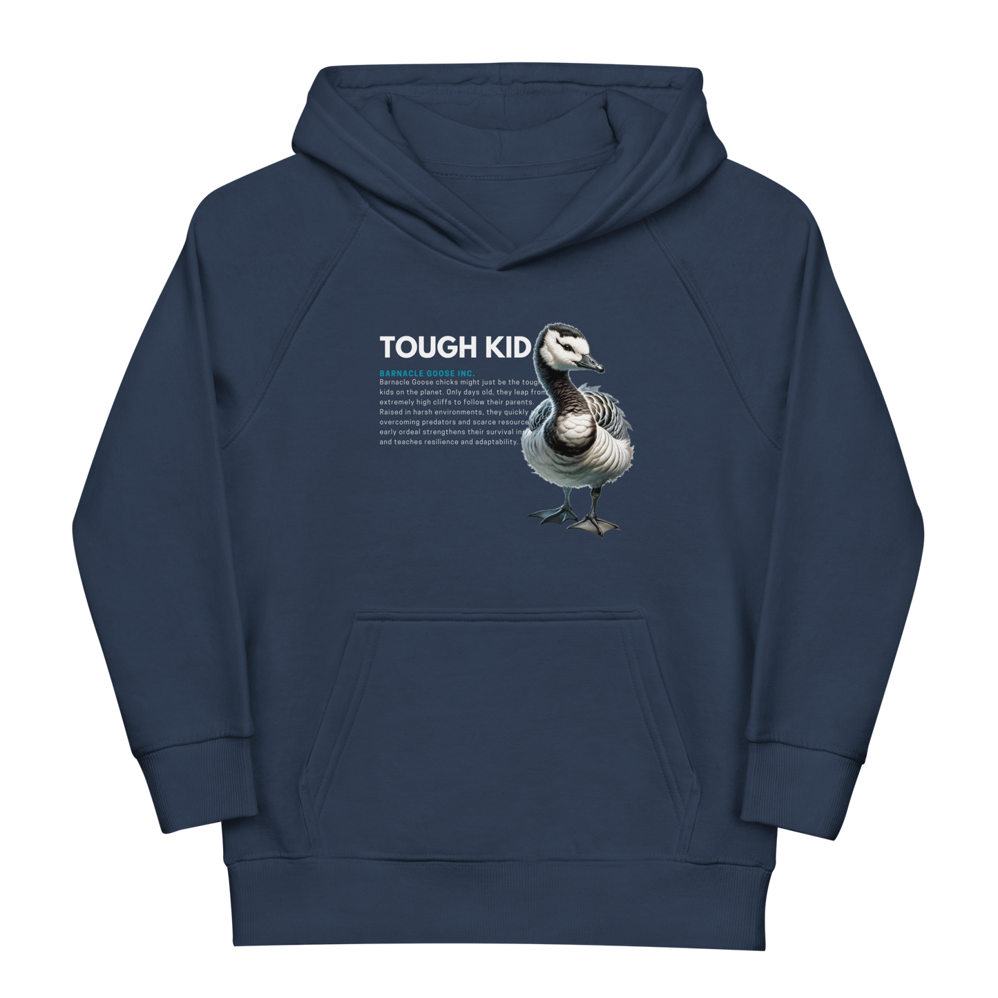 Kids Eco Hoodie | Barnacle Goose - TOUGH KID