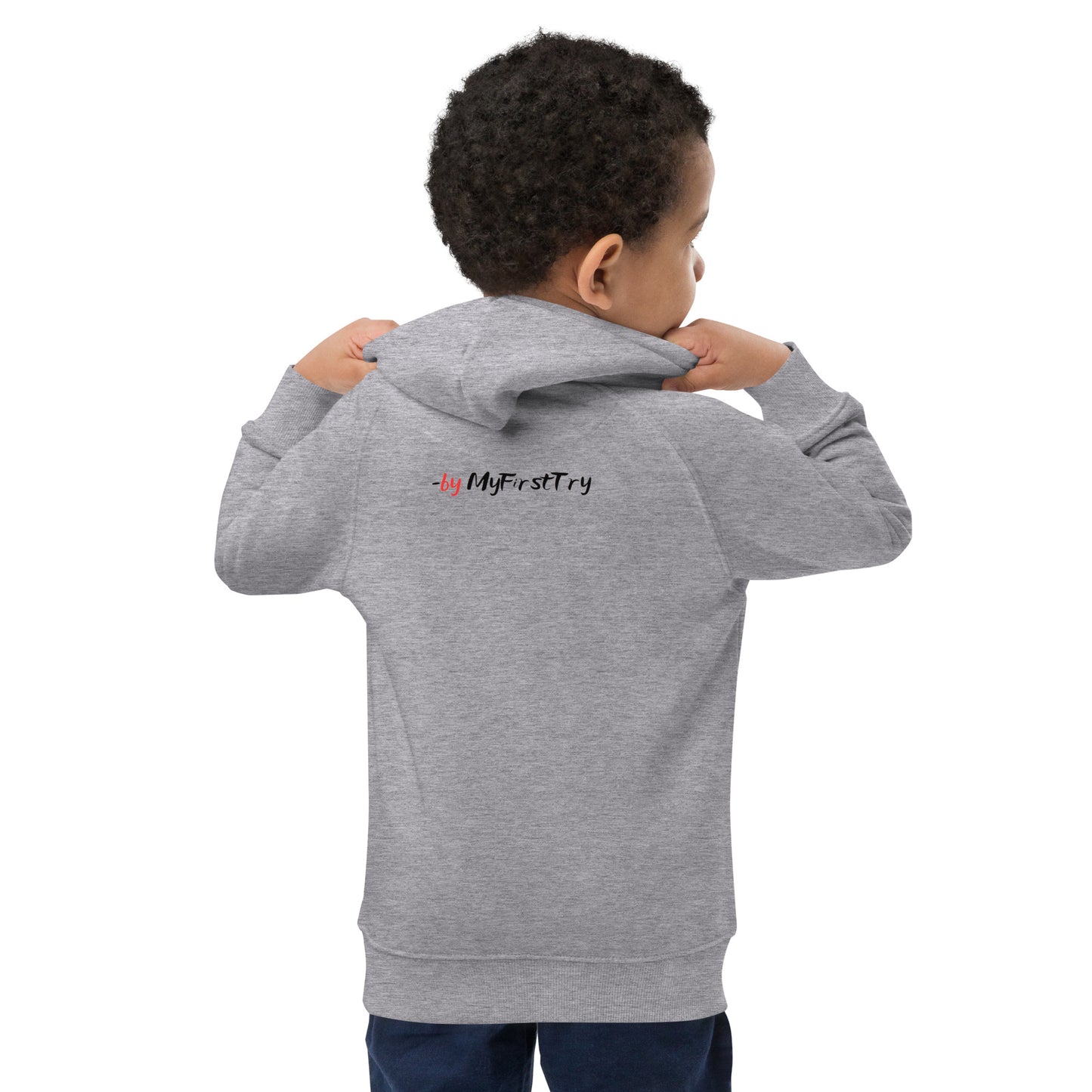 Kids Eco Hoodie | White Lion - Virtuous Beast