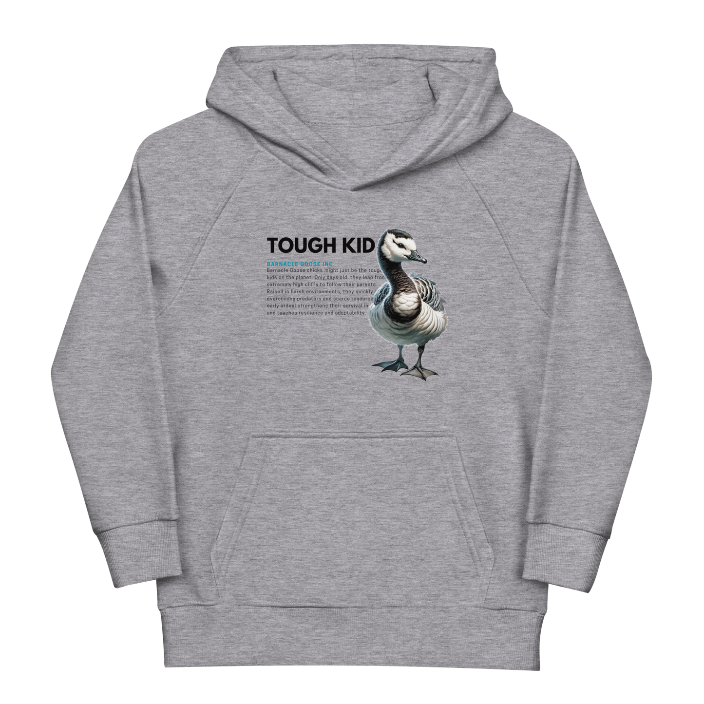 Kids Eco Hoodie | Barnacle Goose - TOUGH KID