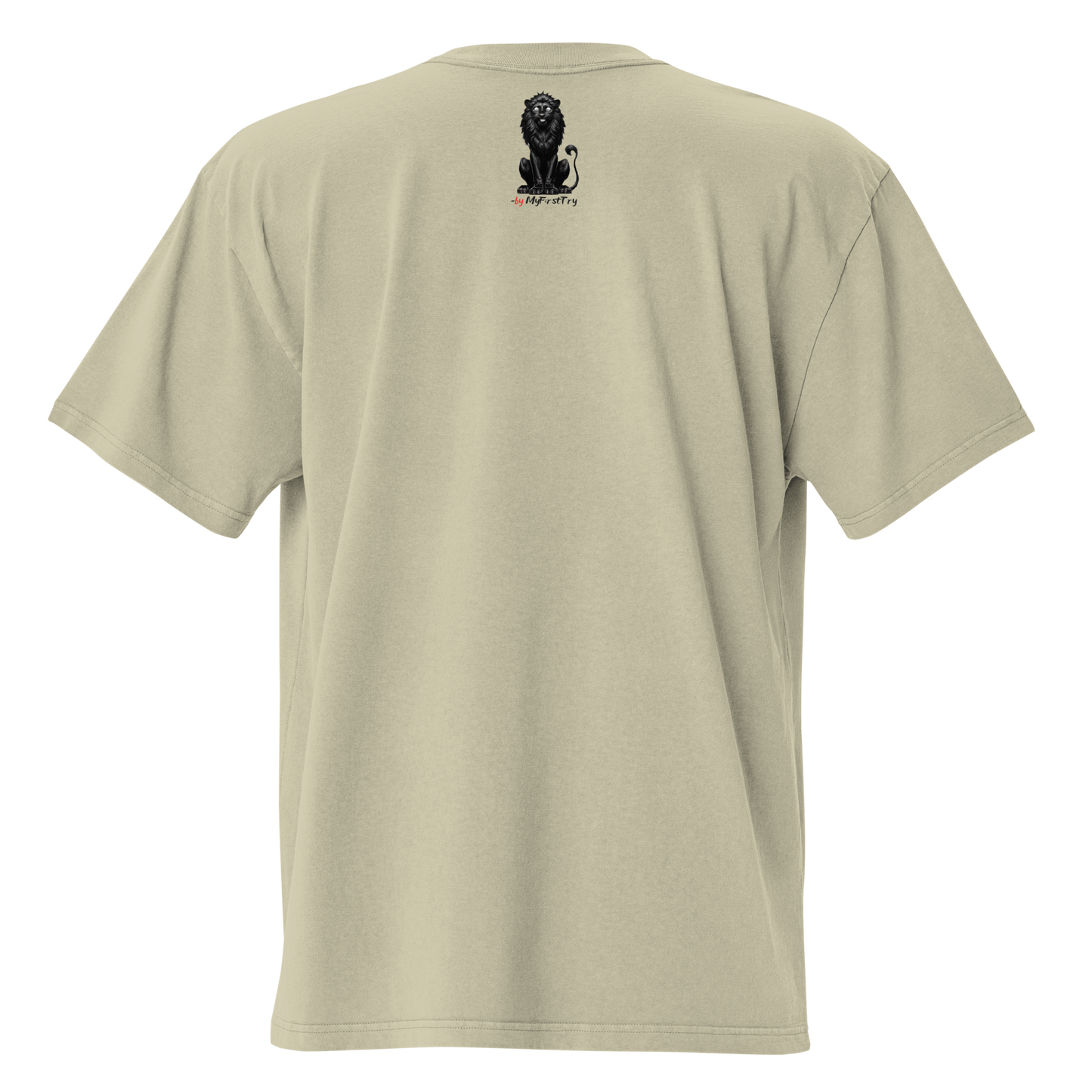 Oversized Faded T-Shirt | Life is like a Puddle