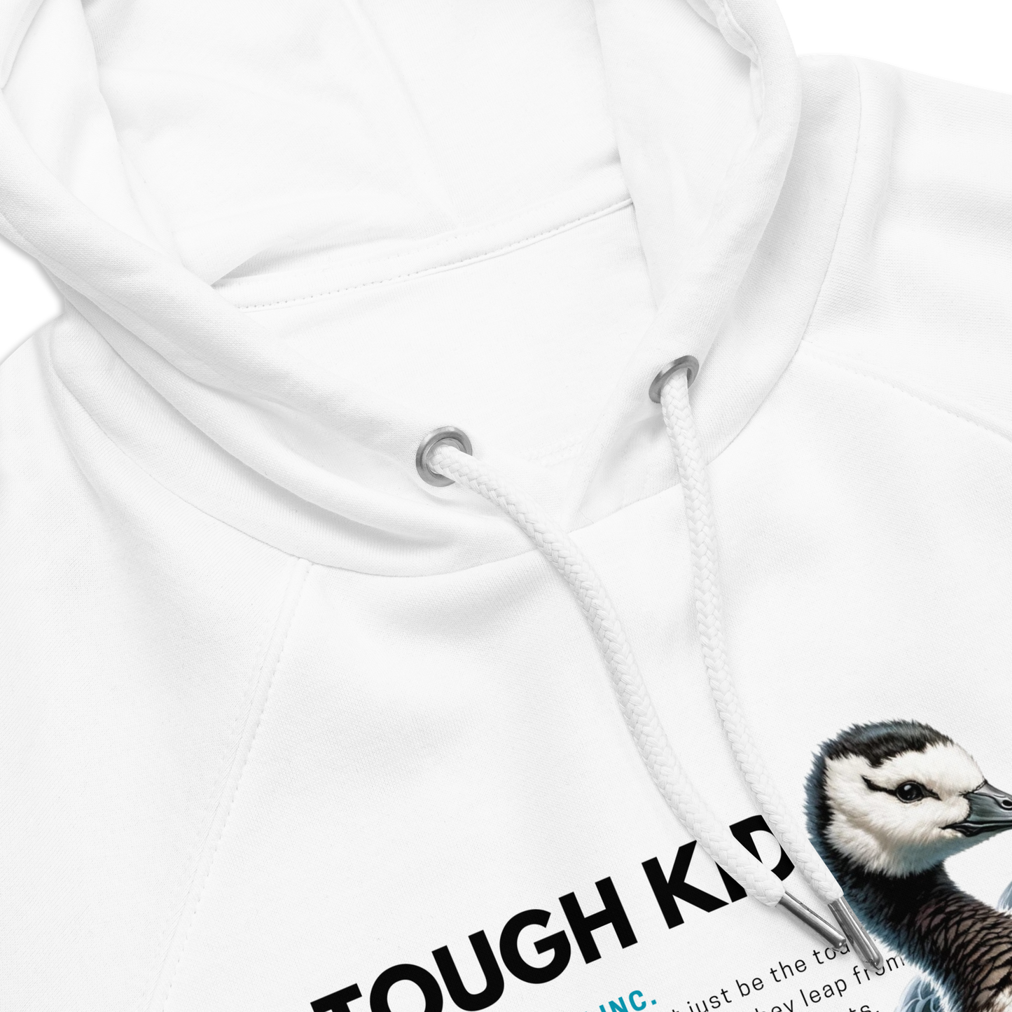 Unisex Eco Raglan Hoodie | Barnacle Goose - TOUGH KID