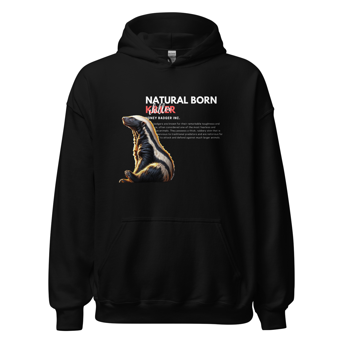 Unisex Light Hoodie | Honey Badger - Natural Born Chiller