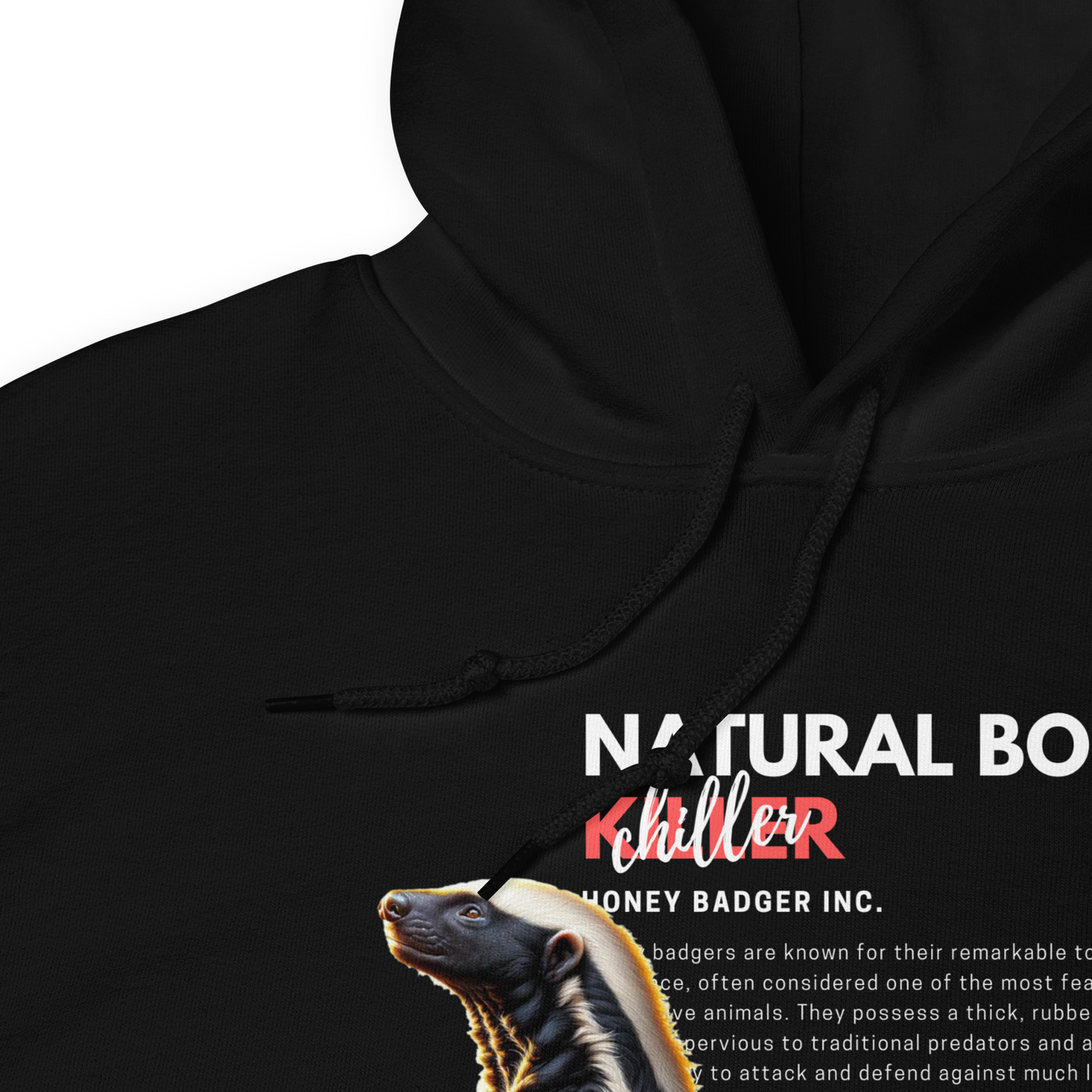 Unisex Light Hoodie | Honey Badger - Natural Born Chiller
