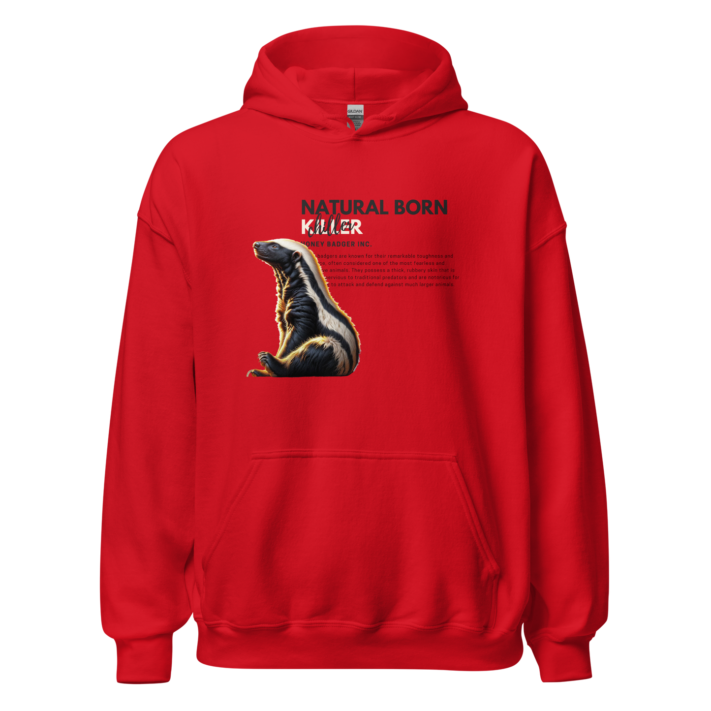 Unisex Light Hoodie | Honey Badger - Natural Born Chiller