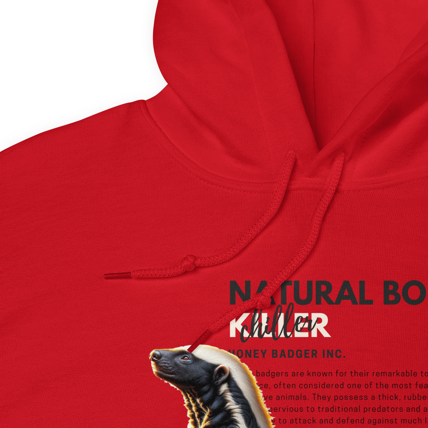 Unisex Light Hoodie | Honey Badger - Natural Born Chiller