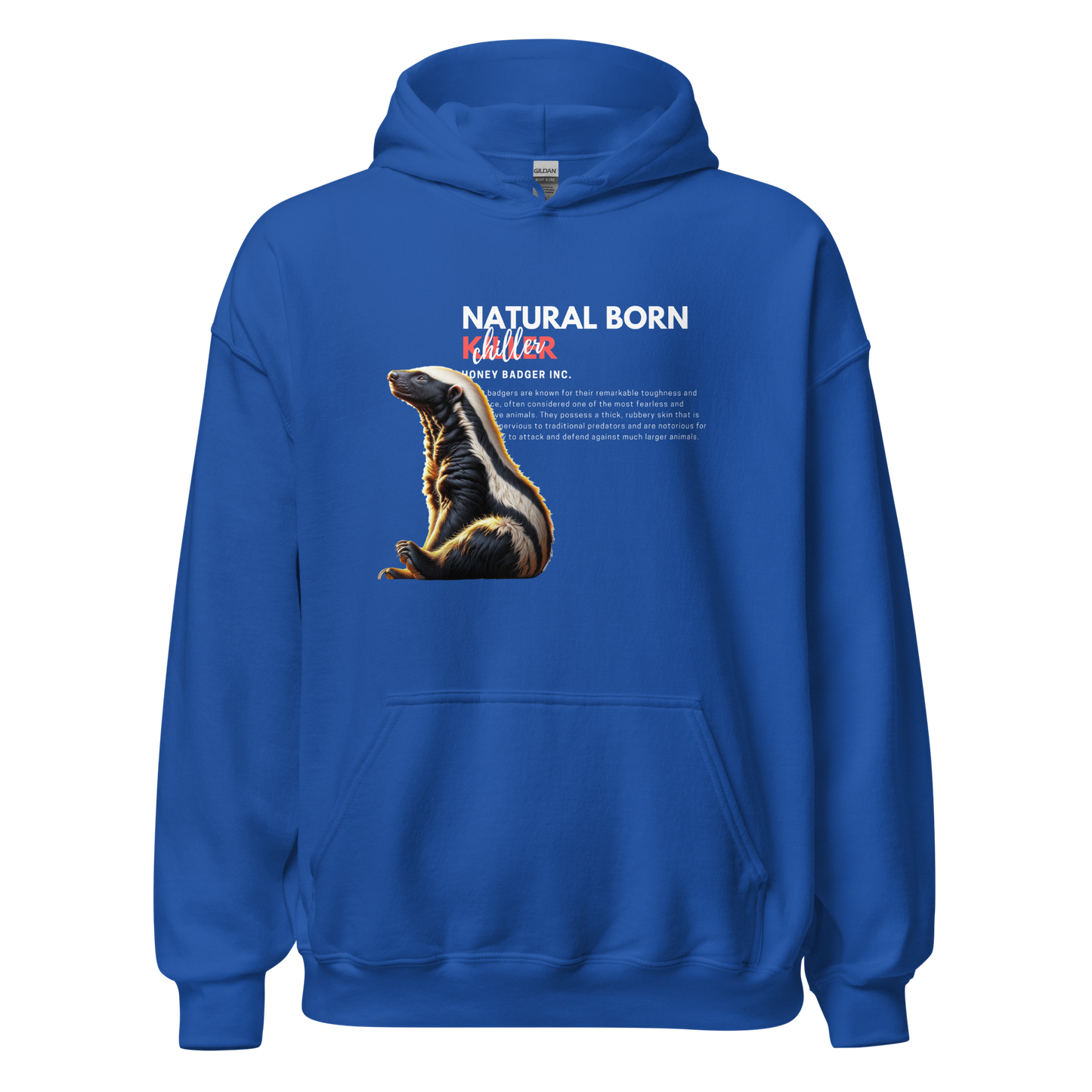 Unisex Light Hoodie | Honey Badger - Natural Born Chiller