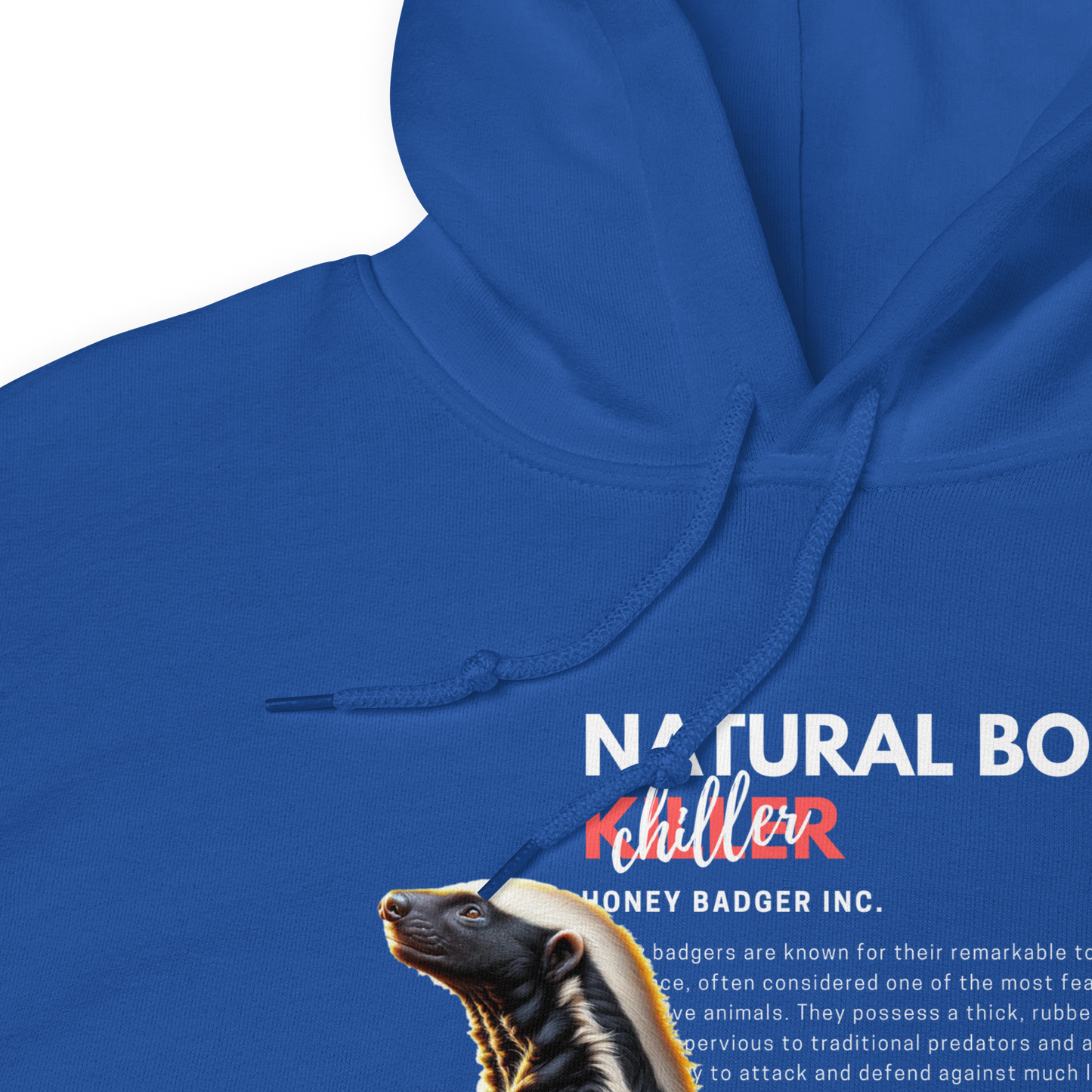 Unisex Light Hoodie | Honey Badger - Natural Born Chiller
