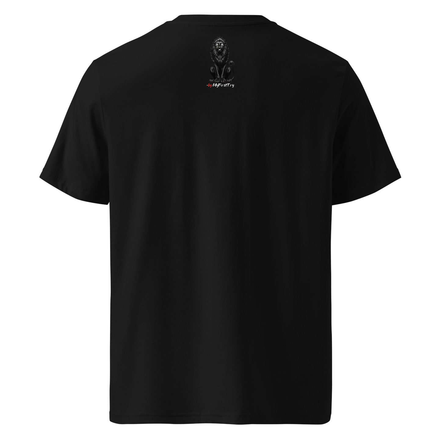 Unisex Organic Cotton T-Shirt | White Lion - Virtuous Beast