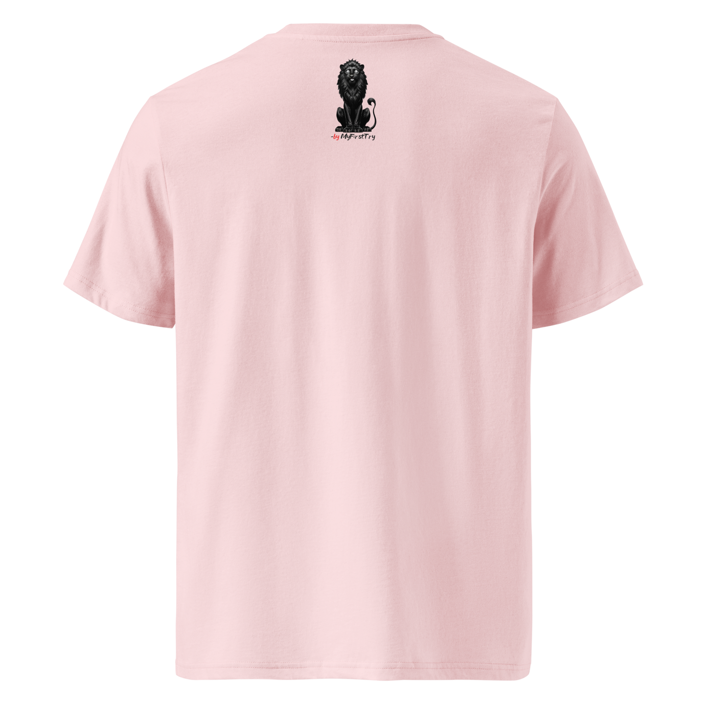 Unisex Organic Cotton T-Shirt | White Lion - Virtuous Beast