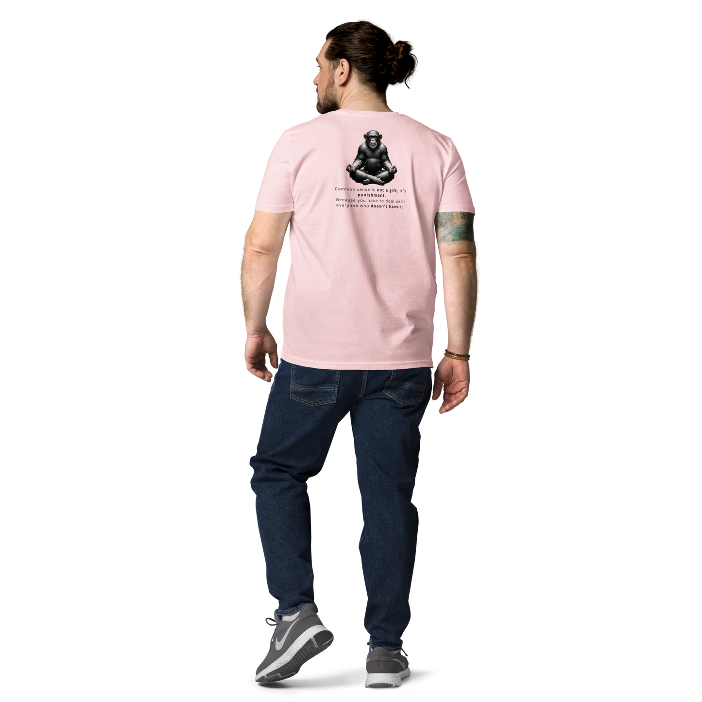 Unisex Back Print Organic Cotton T-Shirt | Common Sense