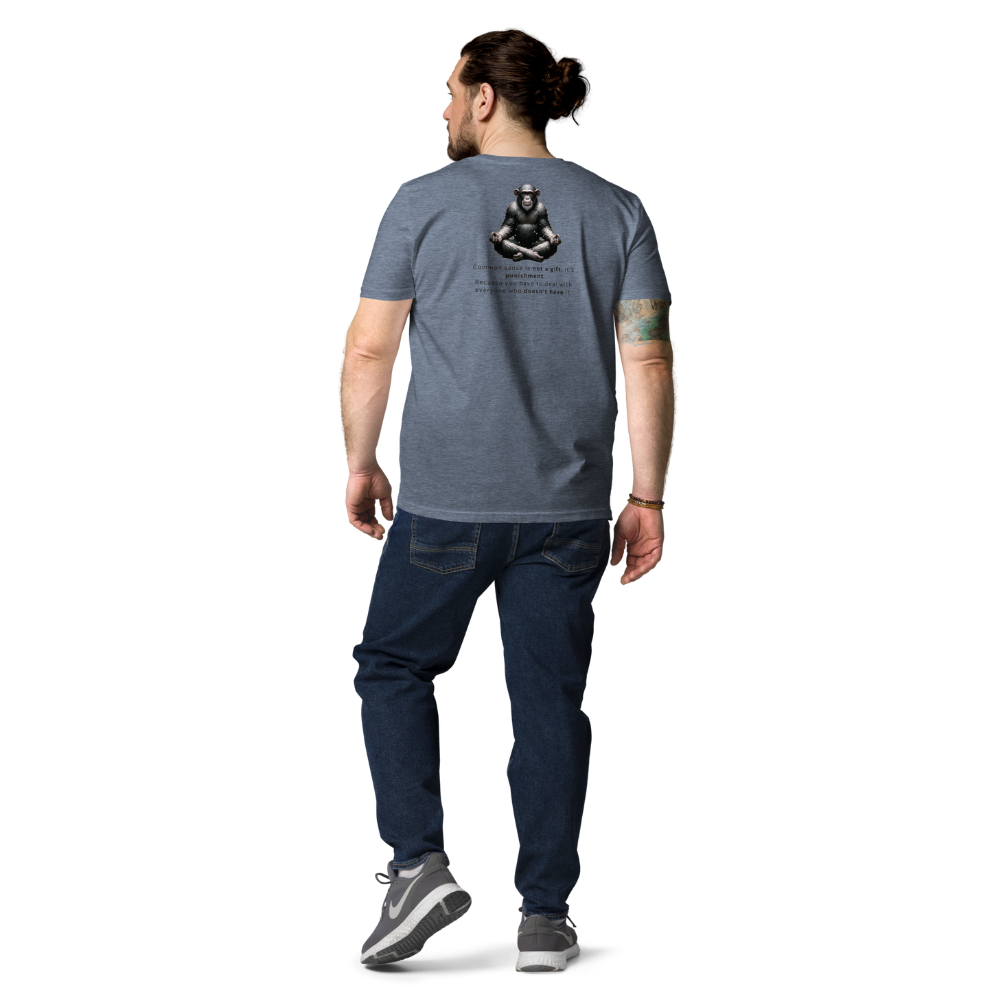 Unisex Back Print Organic Cotton T-Shirt | Common Sense