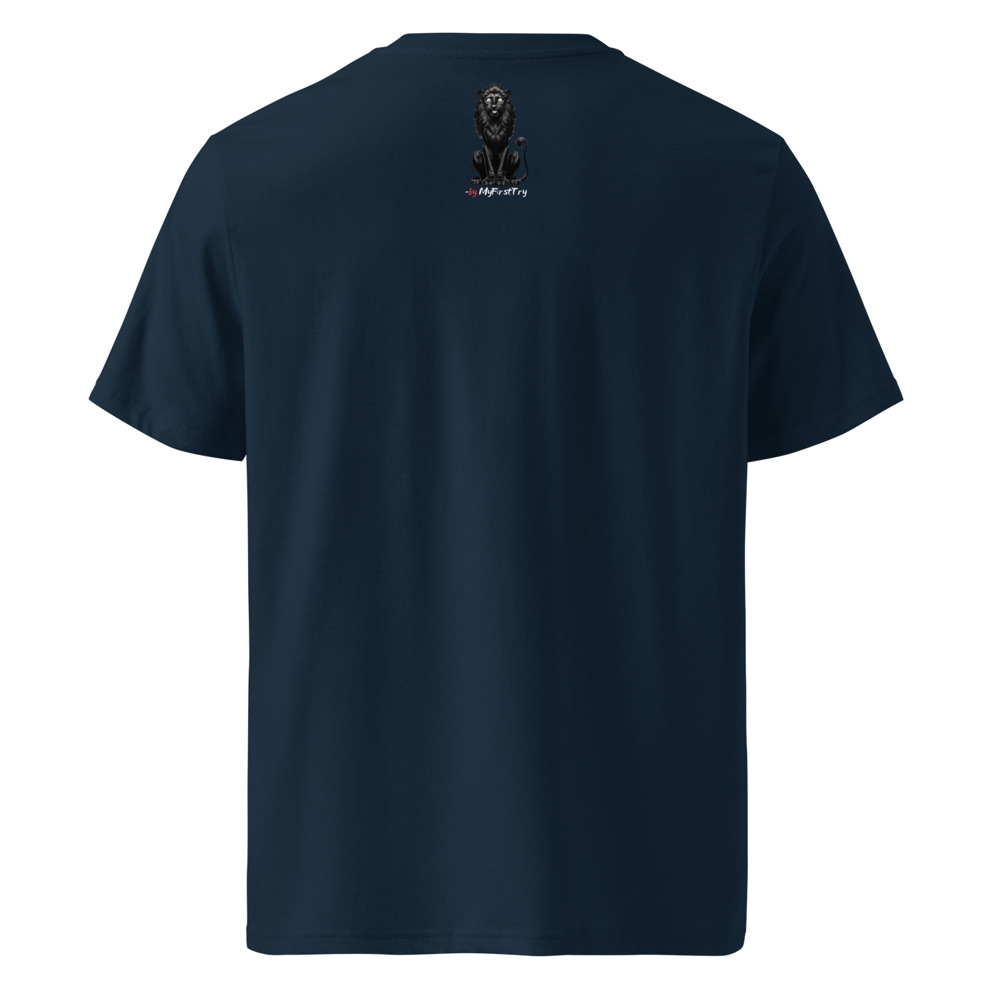 Unisex Organic Cotton T-Shirt | White Lion - Virtuous Beast