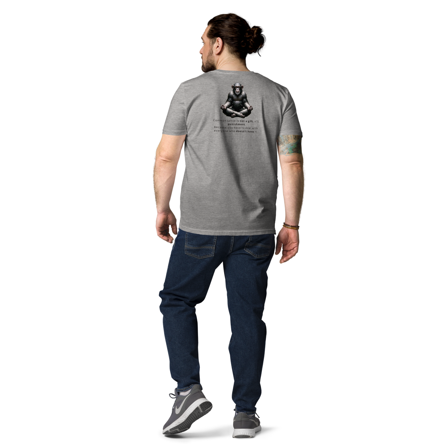 Unisex Back Print Organic Cotton T-Shirt | Common Sense