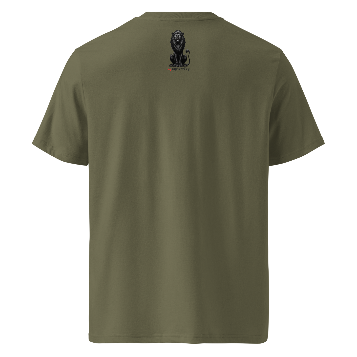 Unisex Organic Cotton T-Shirt | White Lion - Virtuous Beast
