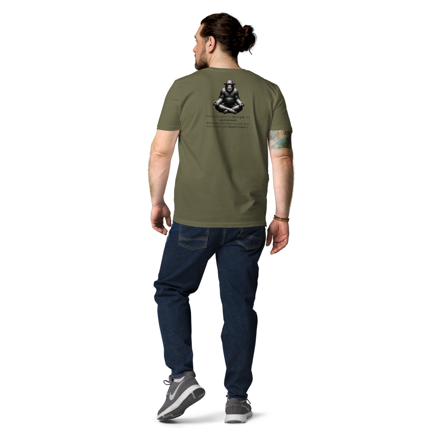Unisex Back Print Organic Cotton T-Shirt | Common Sense