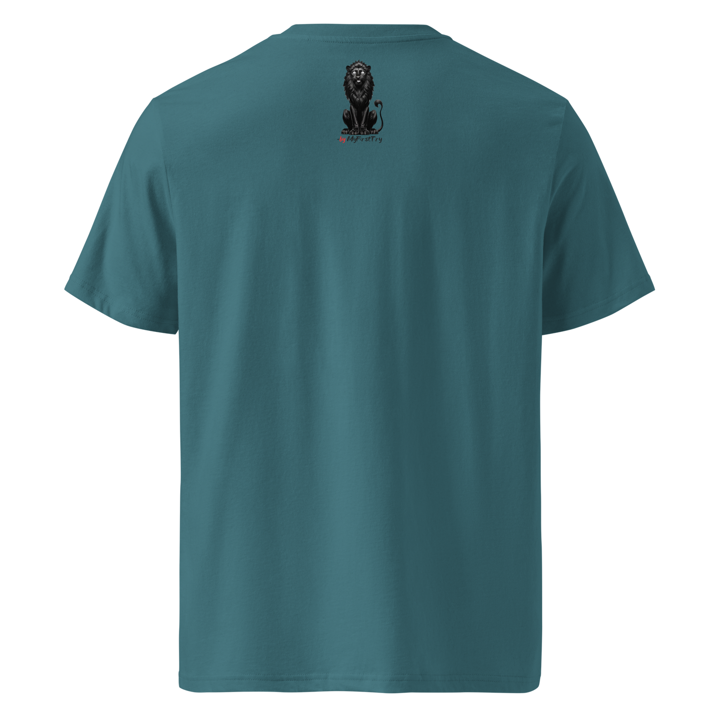 Unisex Organic Cotton T-Shirt | White Lion - Virtuous Beast