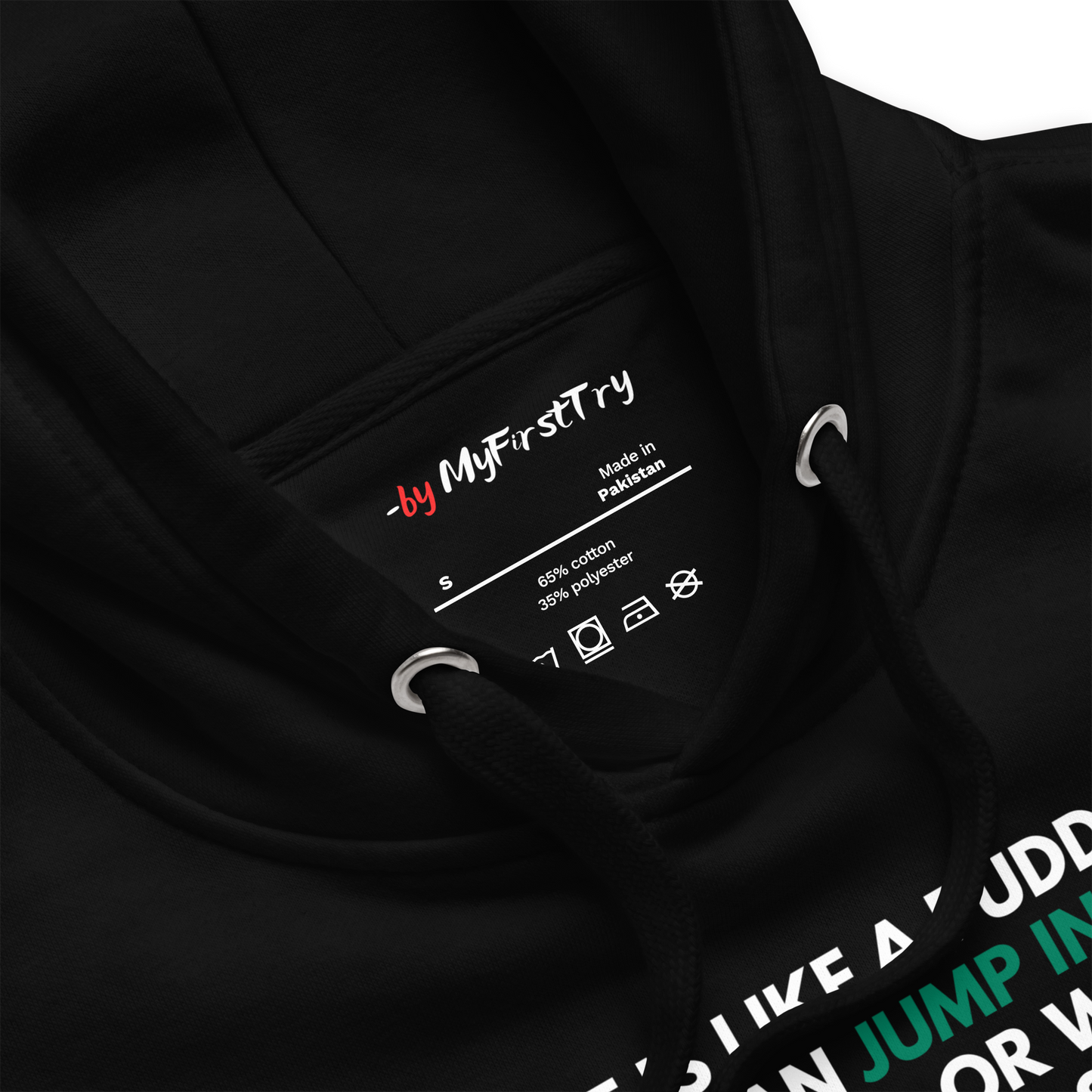 Unisex Light Hoodie | -by MyFirstTry | Life is like a Puddle