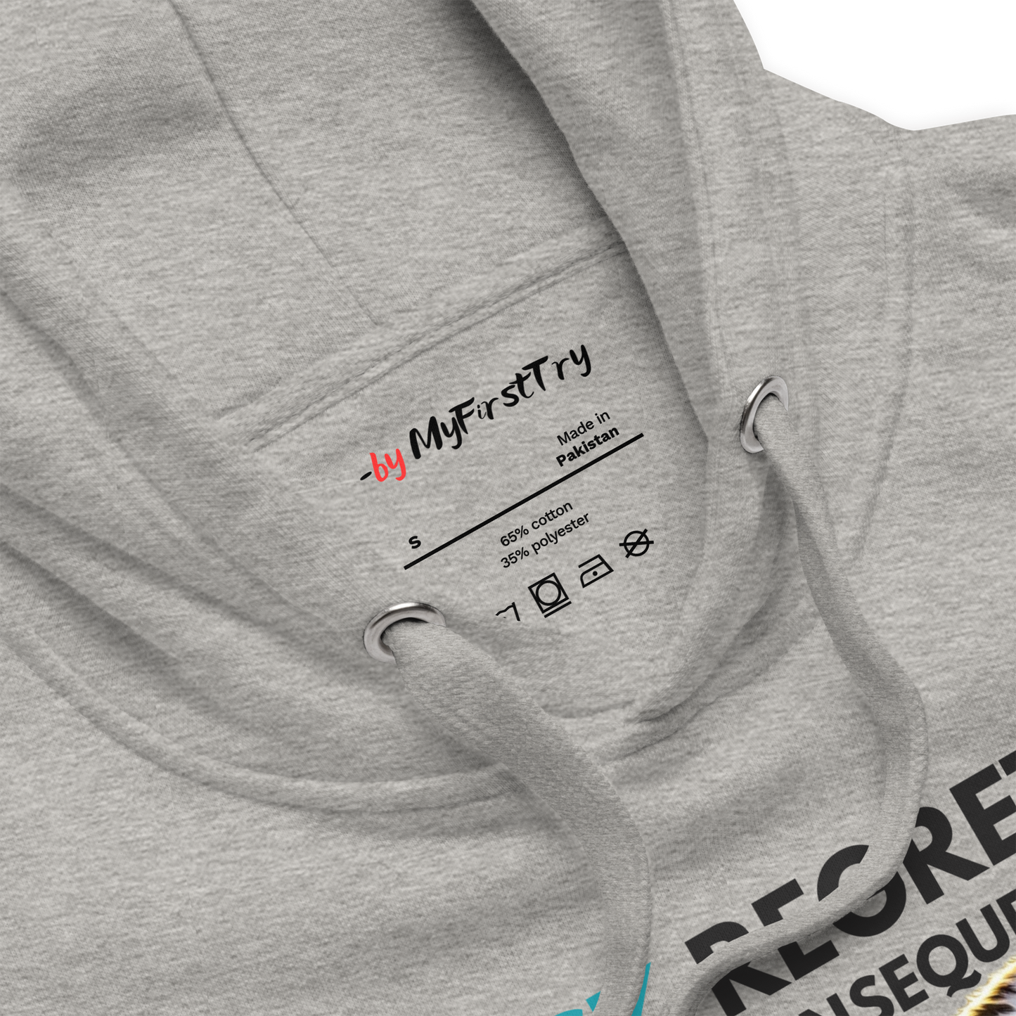 Unisex Premium Hoodie | Honey Badger - F#ck Regrets