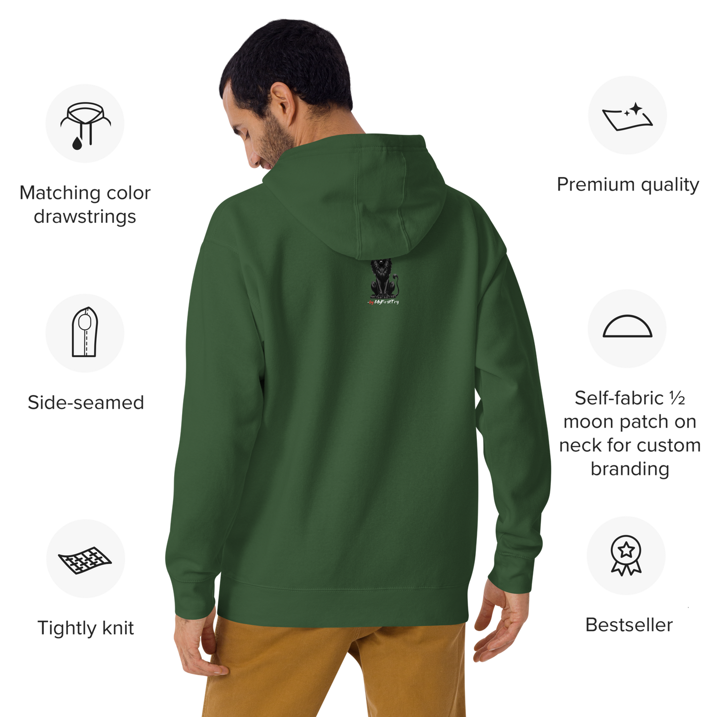 Unisex Light Hoodie | -by MyFirstTry | Life is like a Puddle