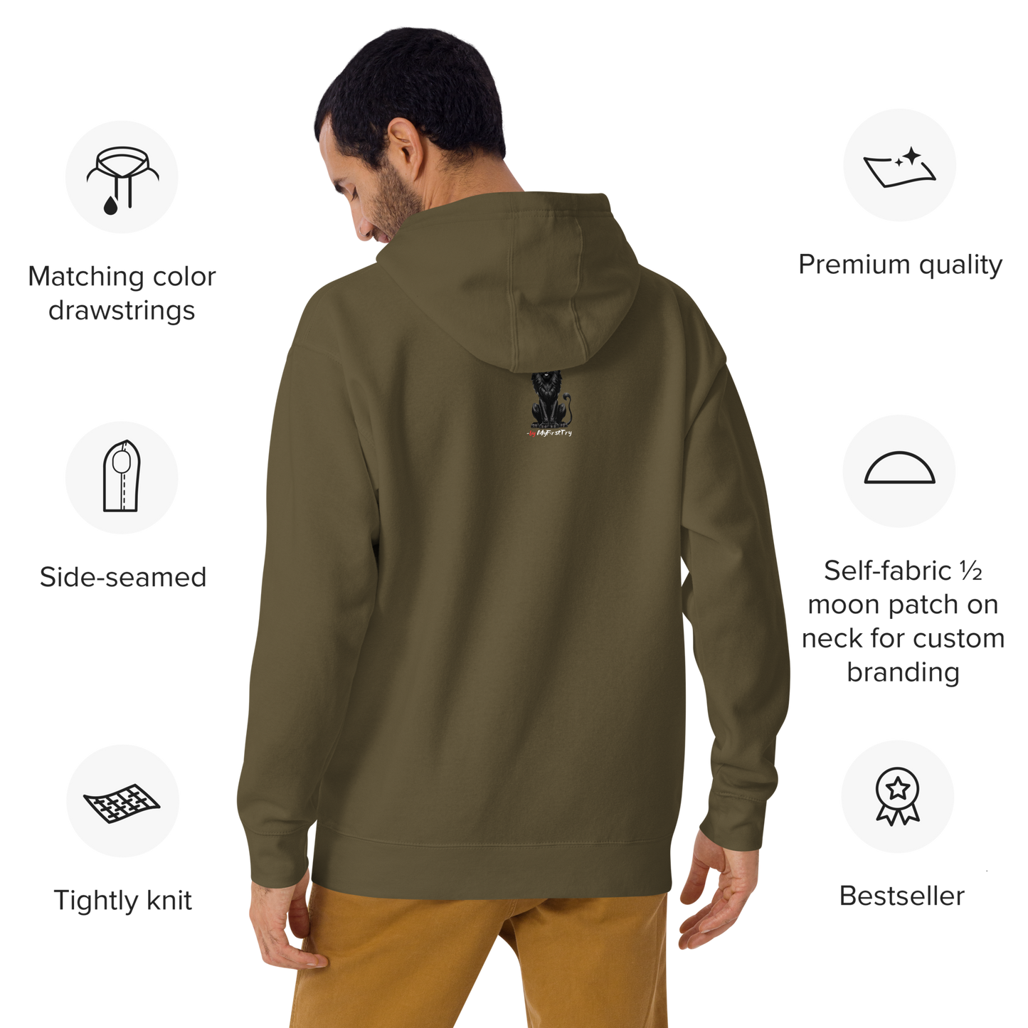 Unisex Light Hoodie | -by MyFirstTry | Life is like a Puddle