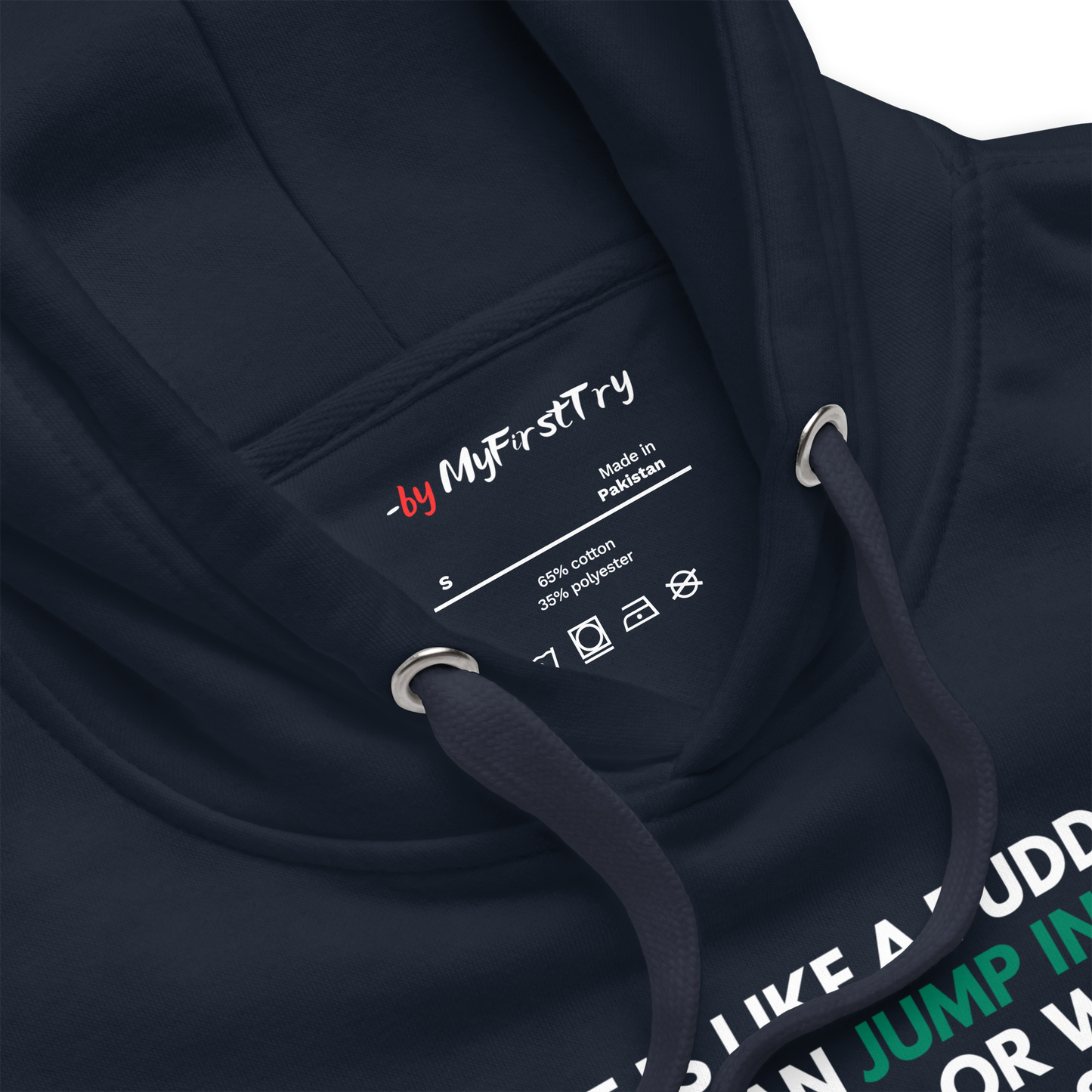Unisex Light Hoodie | -by MyFirstTry | Life is like a Puddle