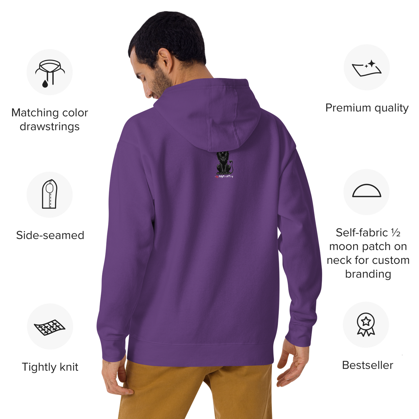 Unisex Light Hoodie | -by MyFirstTry | Life is like a Puddle