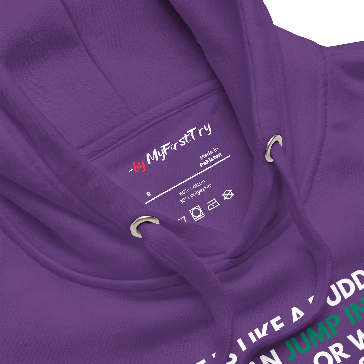 Unisex Light Hoodie | -by MyFirstTry | Life is like a Puddle