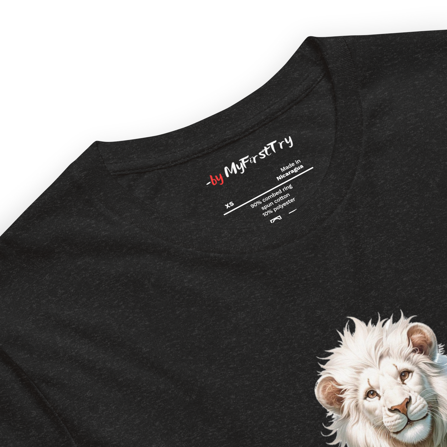 Unisex Light T-Shirt | White Lion - Virtuous Beast