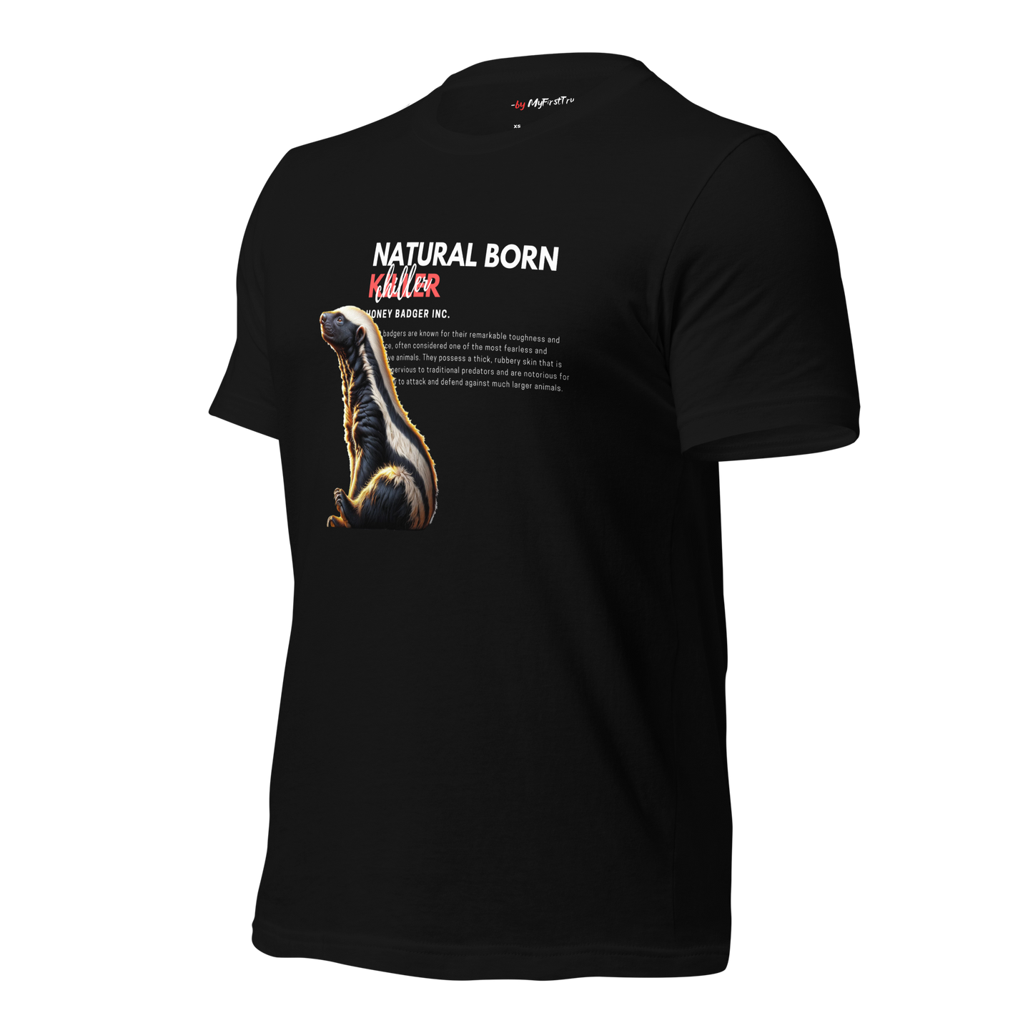 Unisex Gym T-Shirt | Honey Badger - Natural Born Chiller