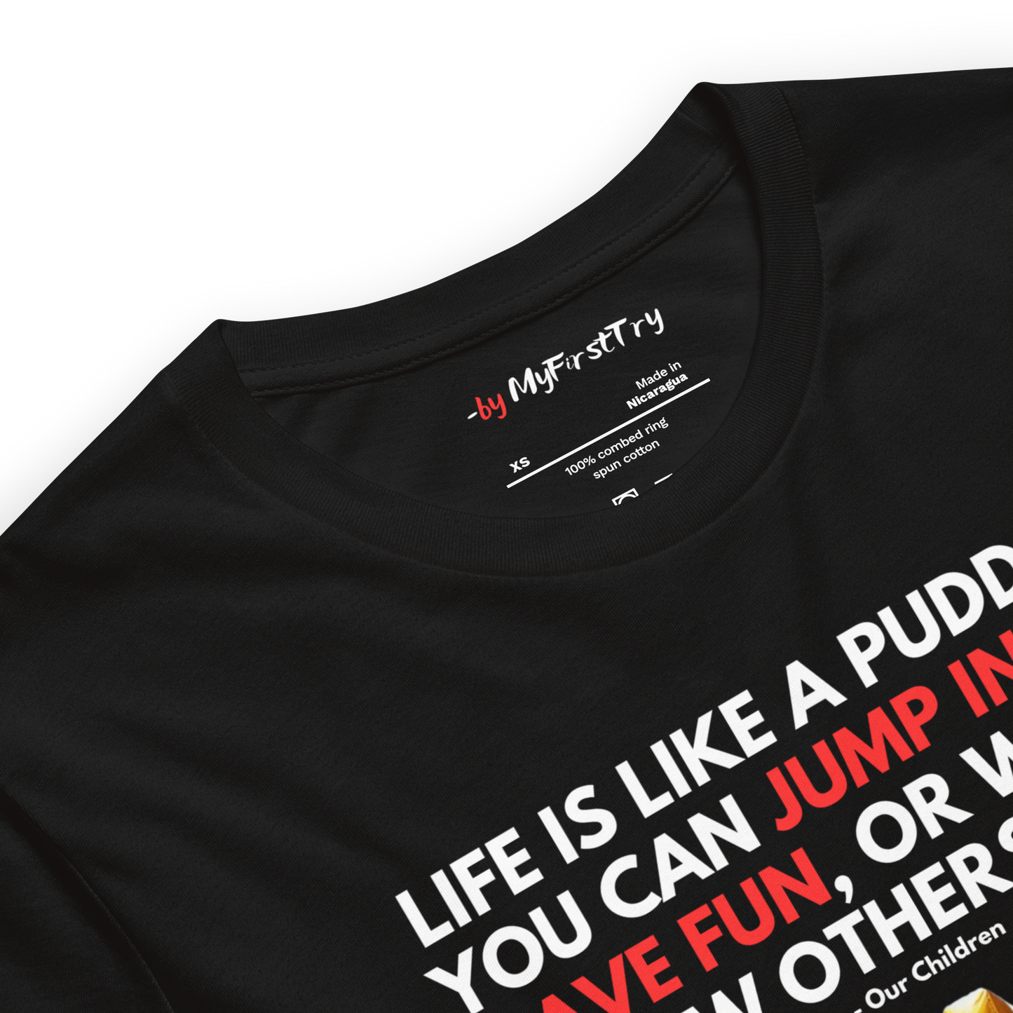 Unisex Light T-Shirt | Life is like a Puddle