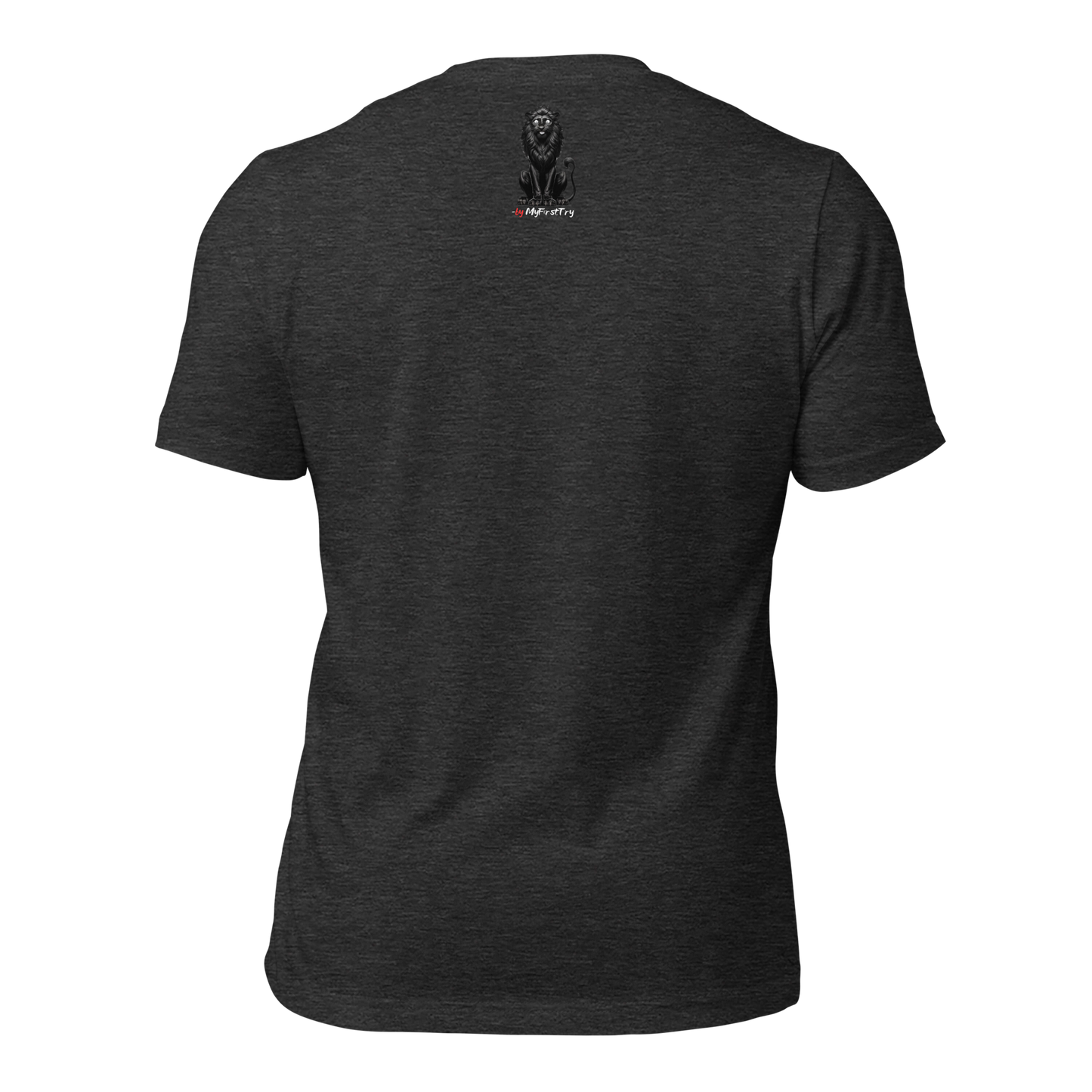 Unisex Gym T-Shirt | White Lion - Virtuous Beast