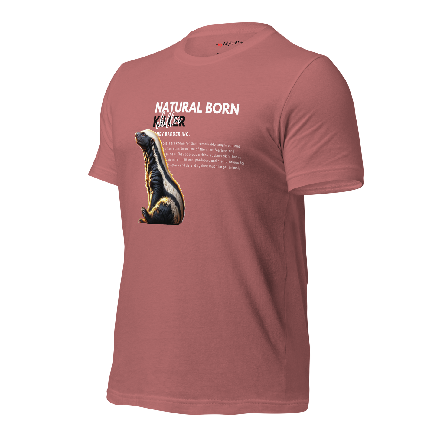 Unisex Gym T-Shirt | Honey Badger - Natural Born Chiller