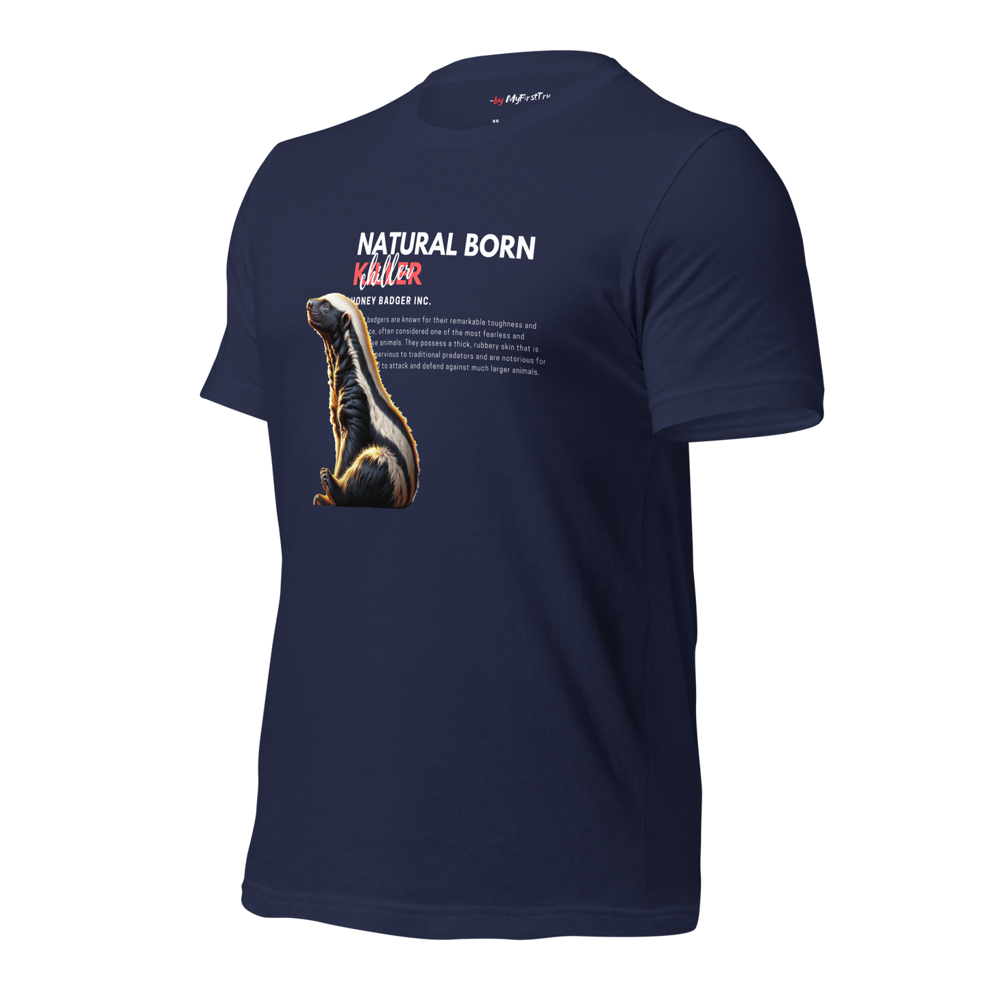 Unisex Gym T-Shirt | Honey Badger - Natural Born Chiller