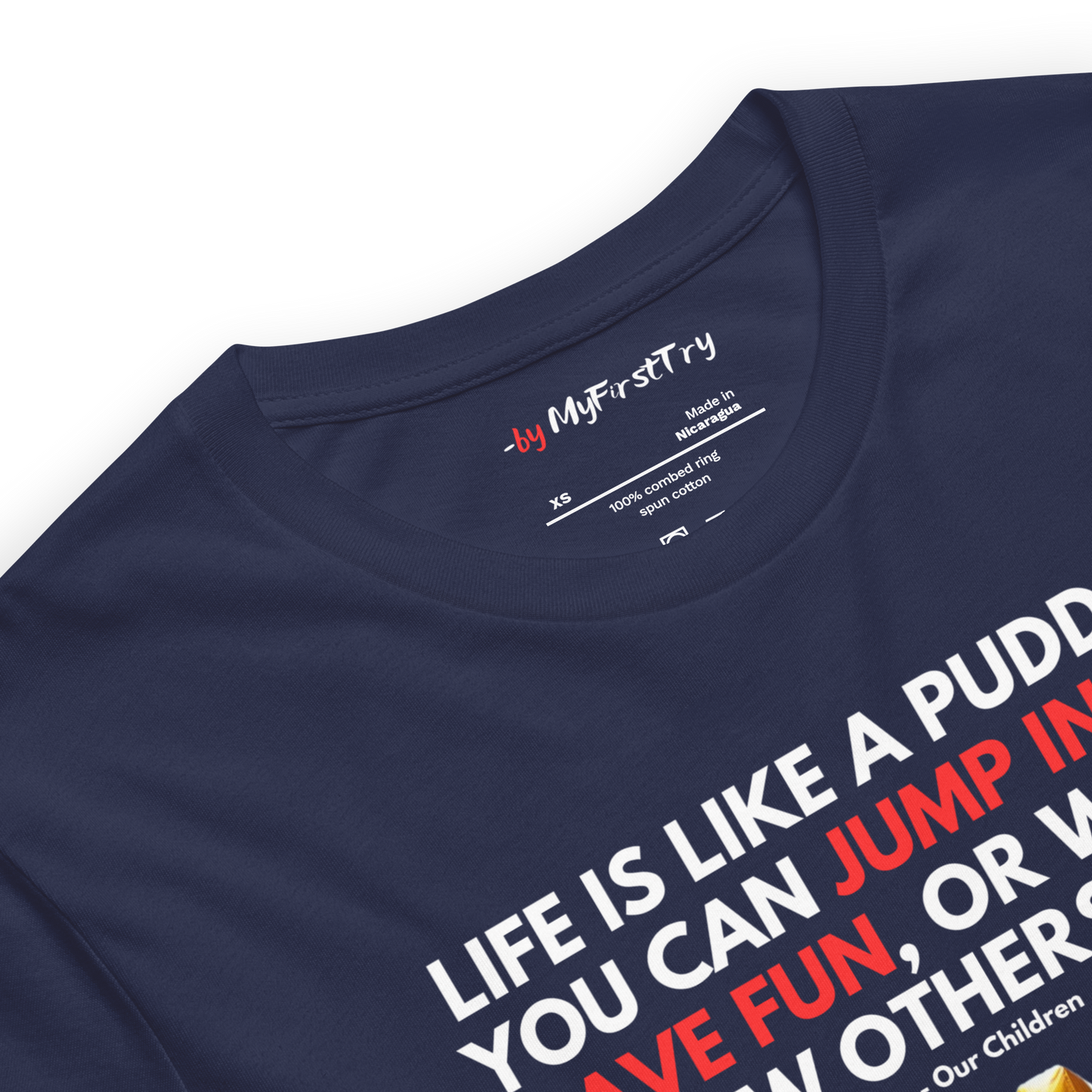 Unisex Light T-Shirt | Life is like a Puddle