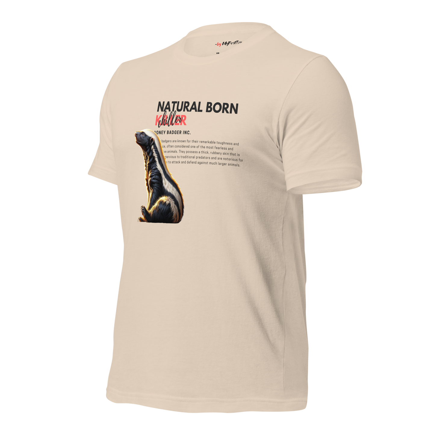 Unisex Gym T-Shirt | Honey Badger - Natural Born Chiller
