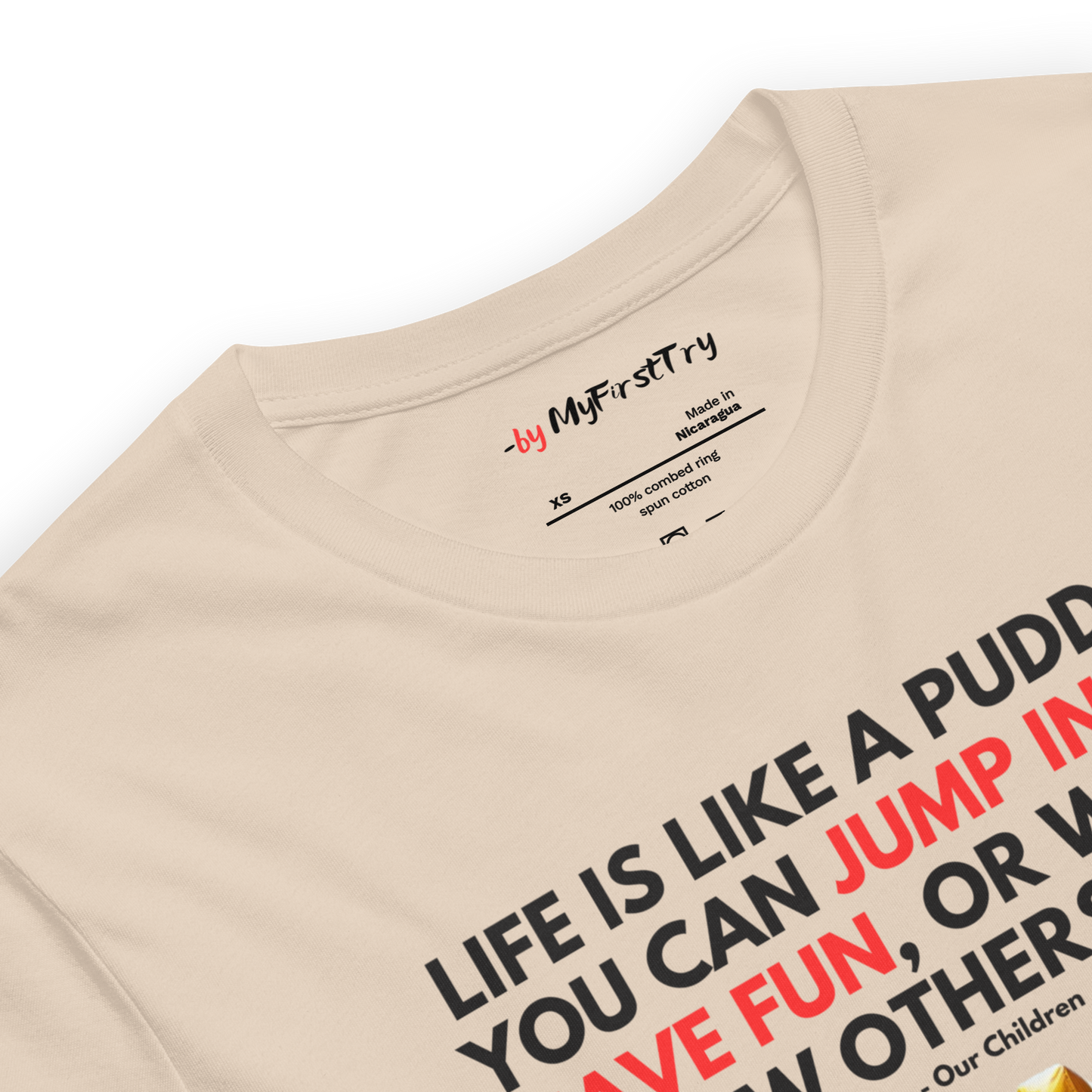 Unisex Light T-Shirt | Life is like a Puddle