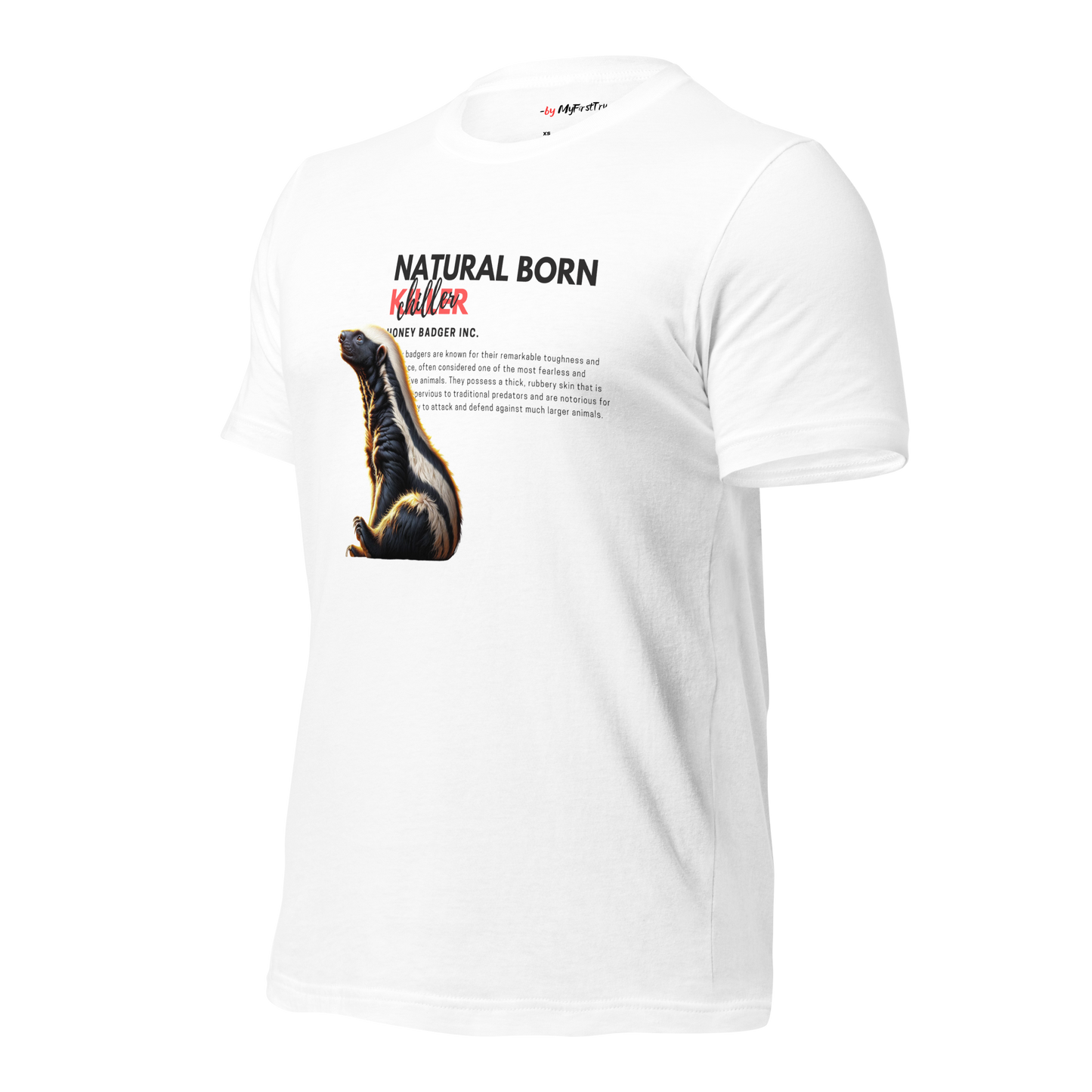 Unisex Gym T-Shirt | Honey Badger - Natural Born Chiller