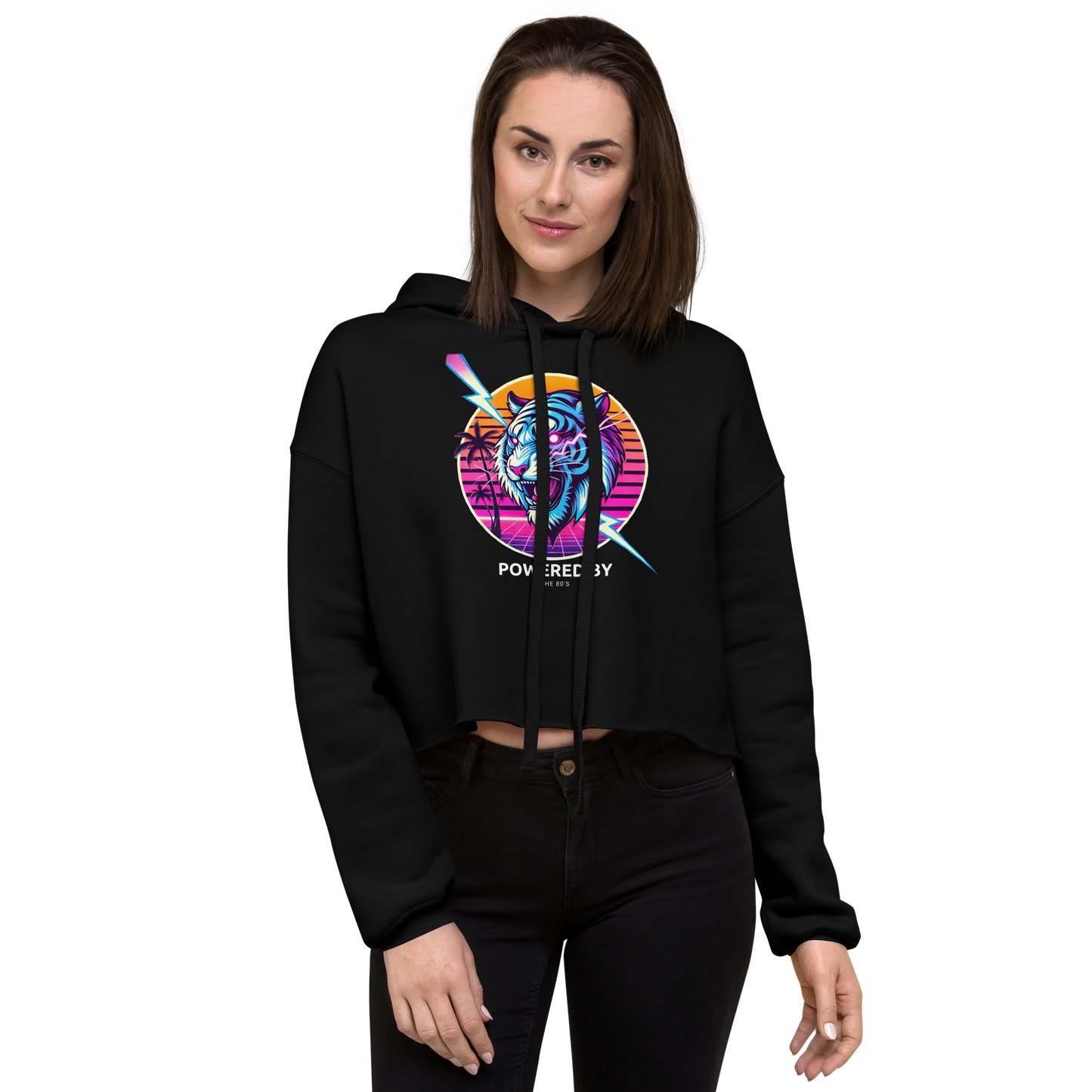 Crop Hoodie | 80s Edition - Powered by The 80's