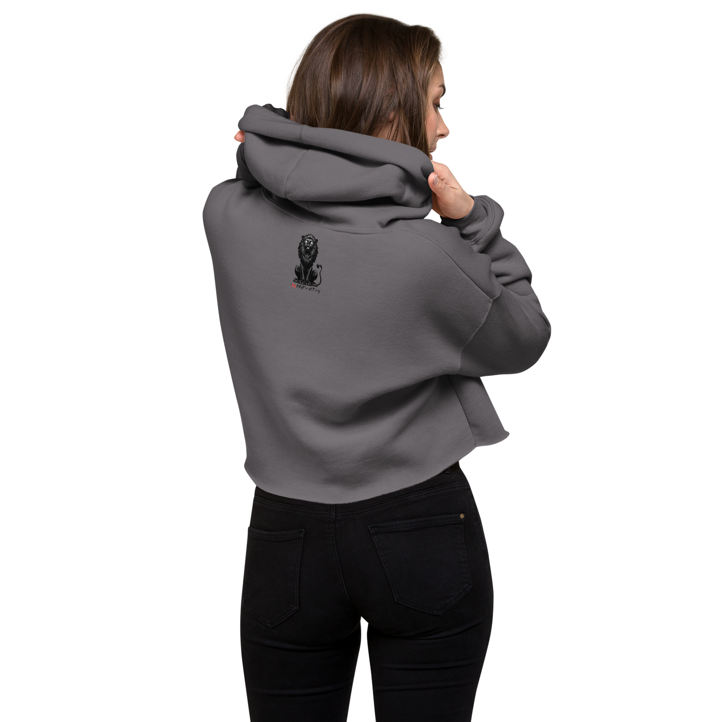Crop Hoodie | 80s Edition - Raised on Rock