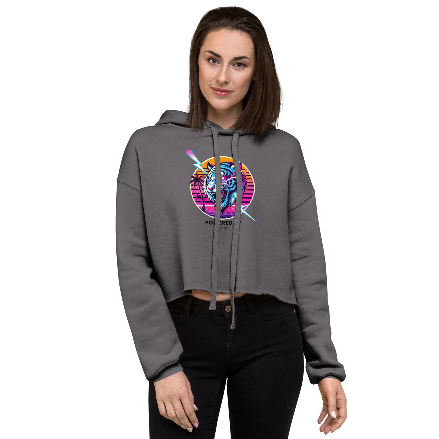 Crop Hoodie | 80s Edition - Powered by The 80's