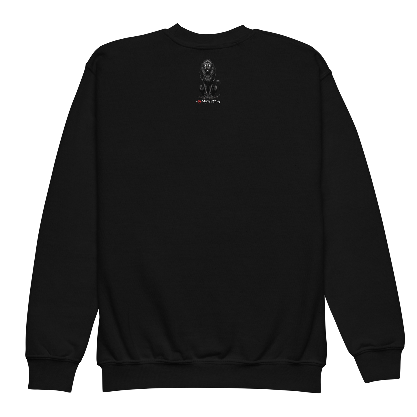 Youth Crewneck Sweatshirt | Honey Badger - Natural Born Chiller