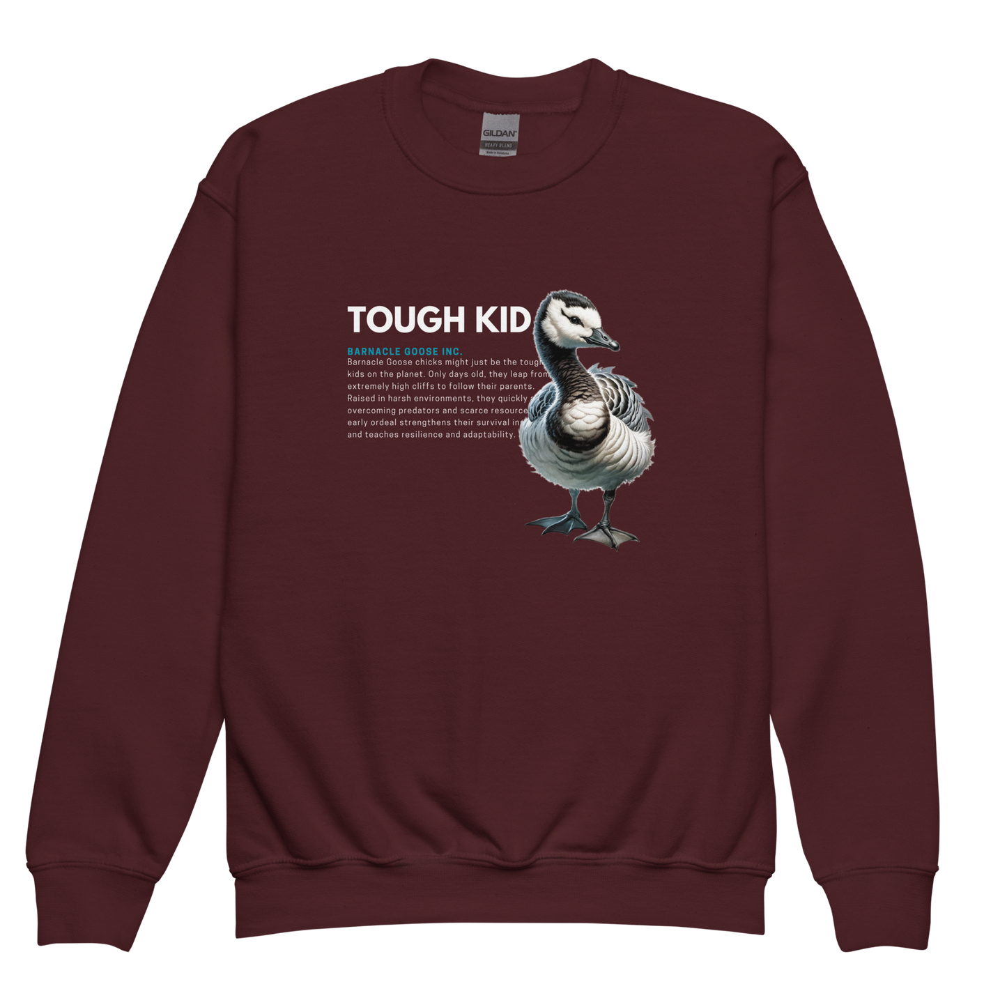 Youth Crewneck Sweatshirt | Barnacle Goose - TOUGH KID
