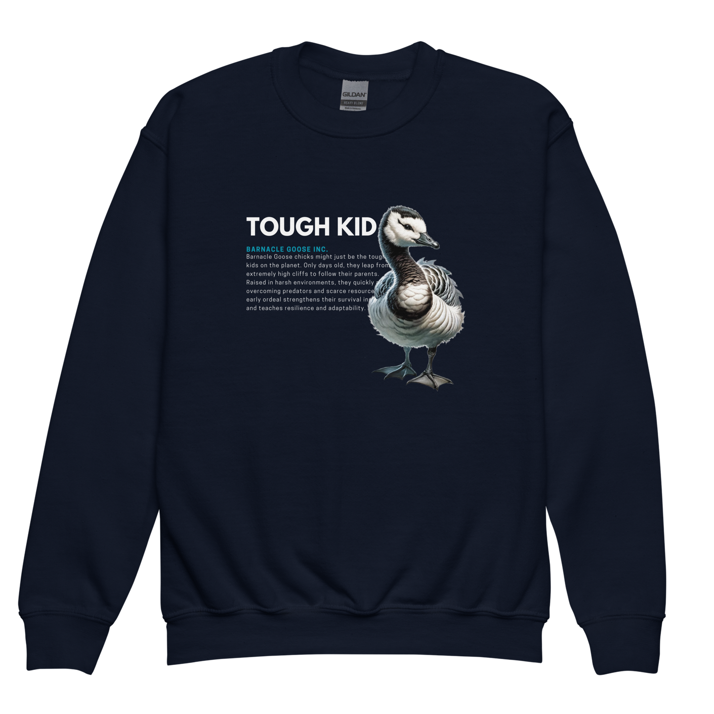 Youth Crewneck Sweatshirt | Barnacle Goose - TOUGH KID