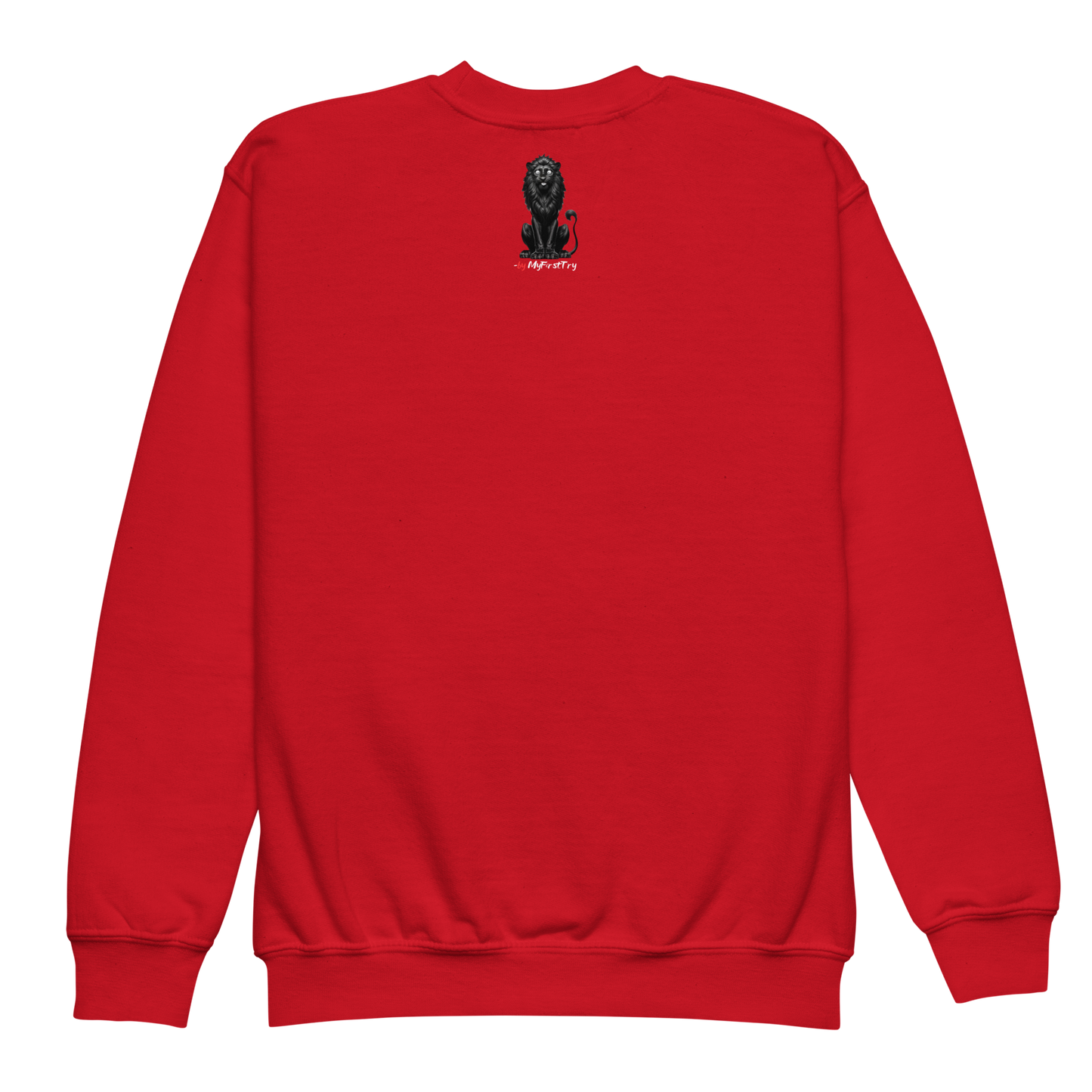 Youth Crewneck Sweatshirt | Honey Badger - Natural Born Chiller