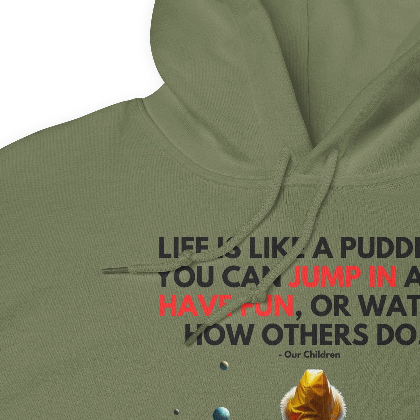 Unisex Light Hoodie | -by MyFirstTry | Life is like a Puddle