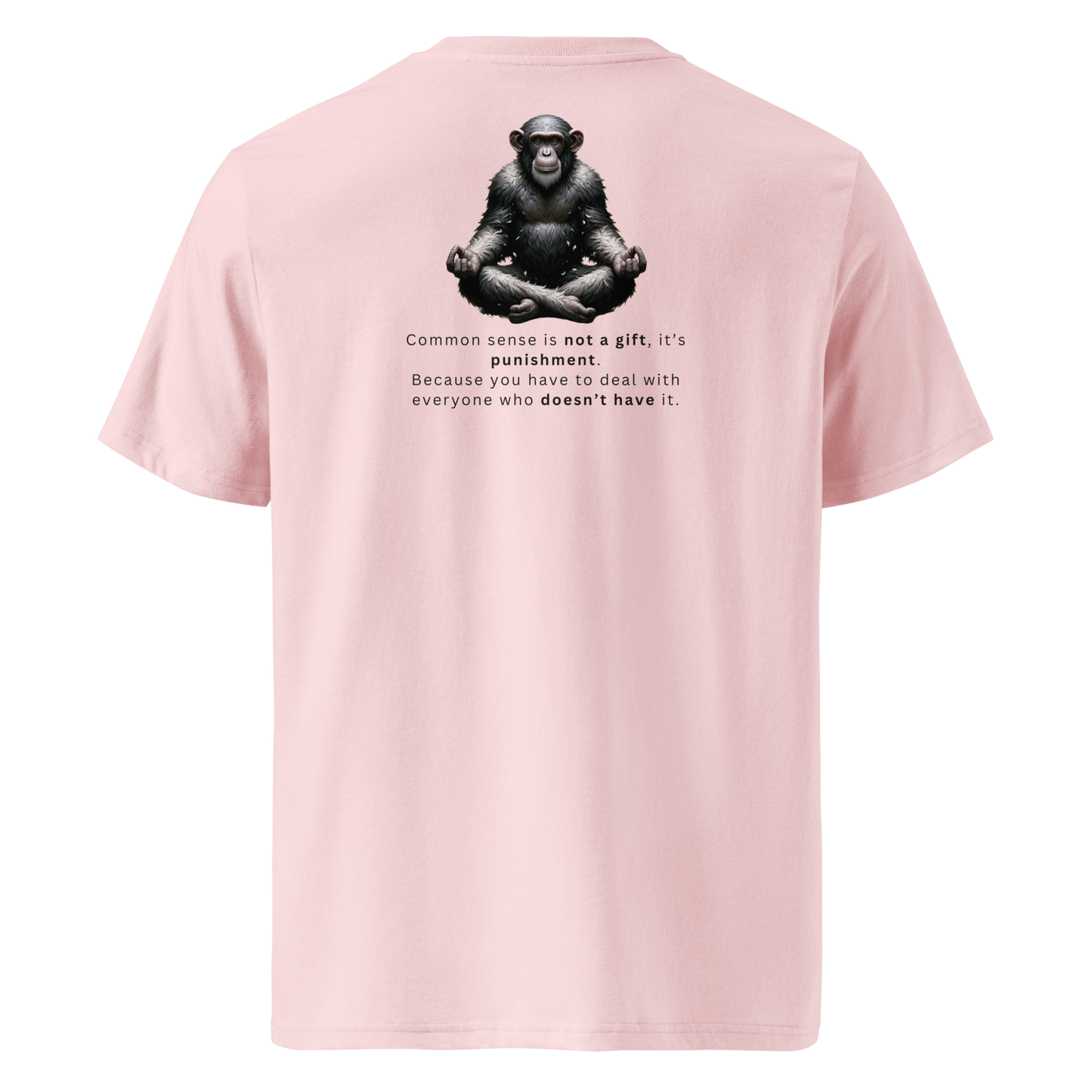 Unisex Back Print Organic Cotton T-Shirt | Common Sense